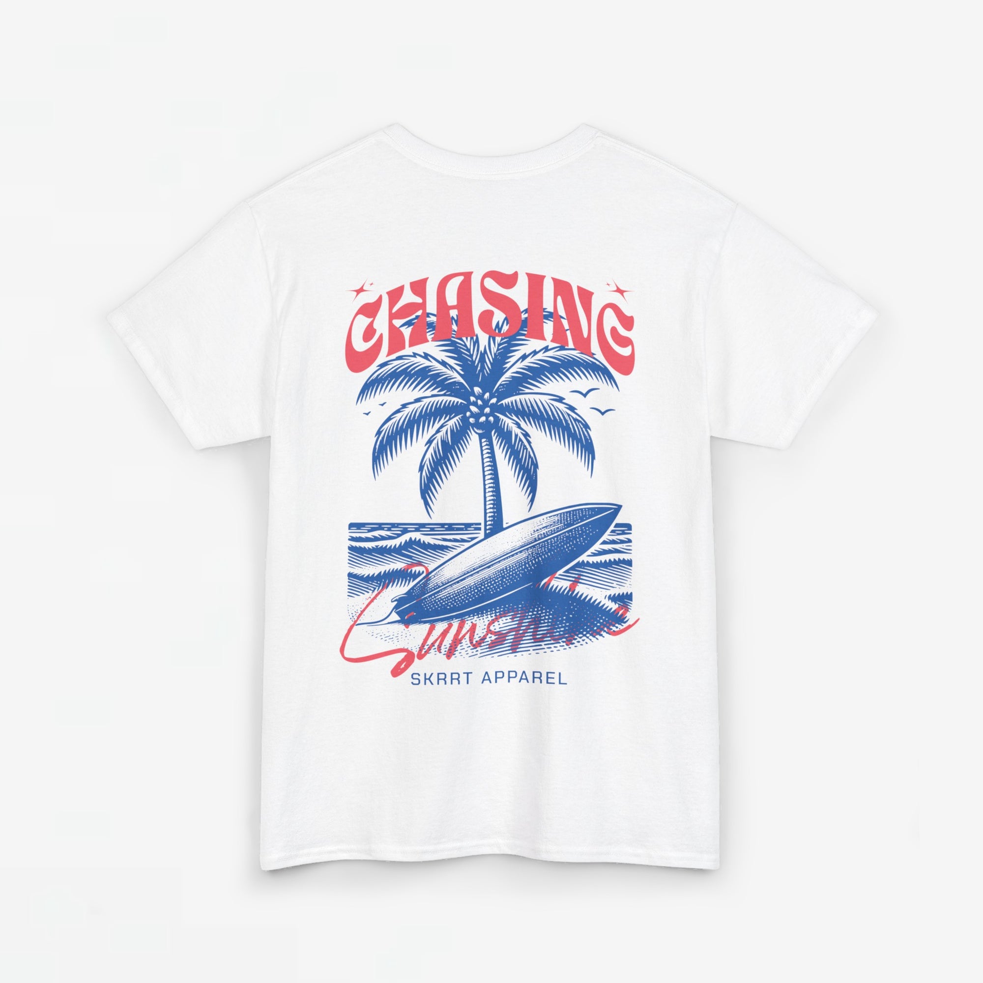 Zomer T-shirt voor Heren - Skrrtshirt Zomervakantie Oversized Tee #6 - Chasing Sunshine