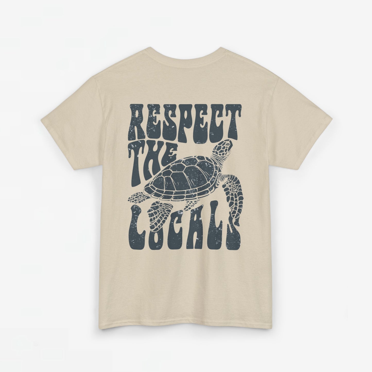 Zomer T-shirt voor Dames - Skrrtshirt Zomervakantie Oversized Tee #11 - Respect the locals