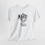 Wit oversized t-shirt met honden-mama opdruk op de borst