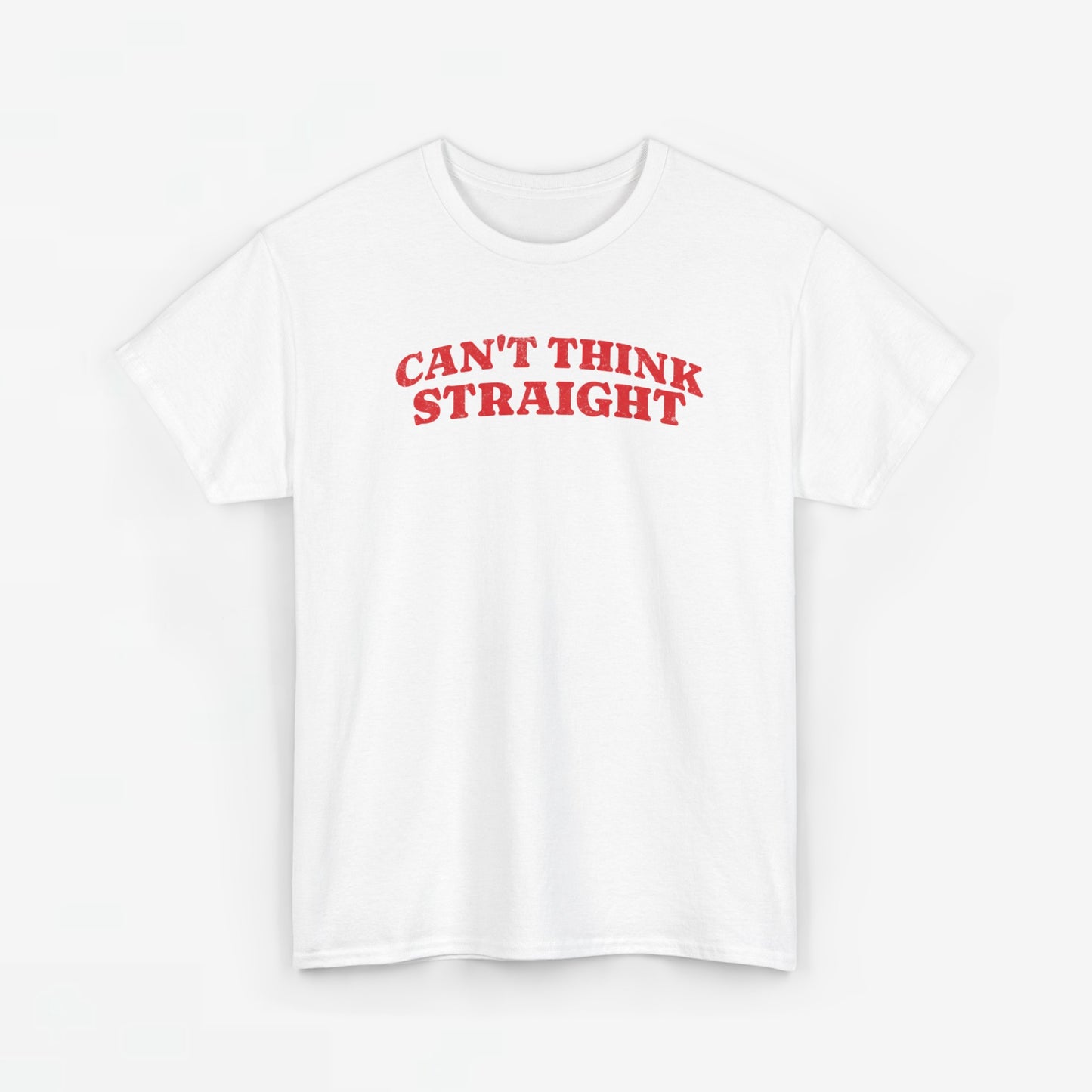 Gay Pride T-shirt -  Can't Think Straight - Oversized Tee