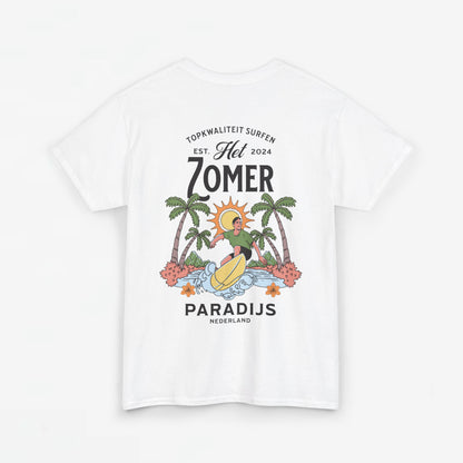 Zomer T-shirt voor Dames - Skrrtshirt Zomervakantie Oversized Tee #10 - Zomer Paradijs