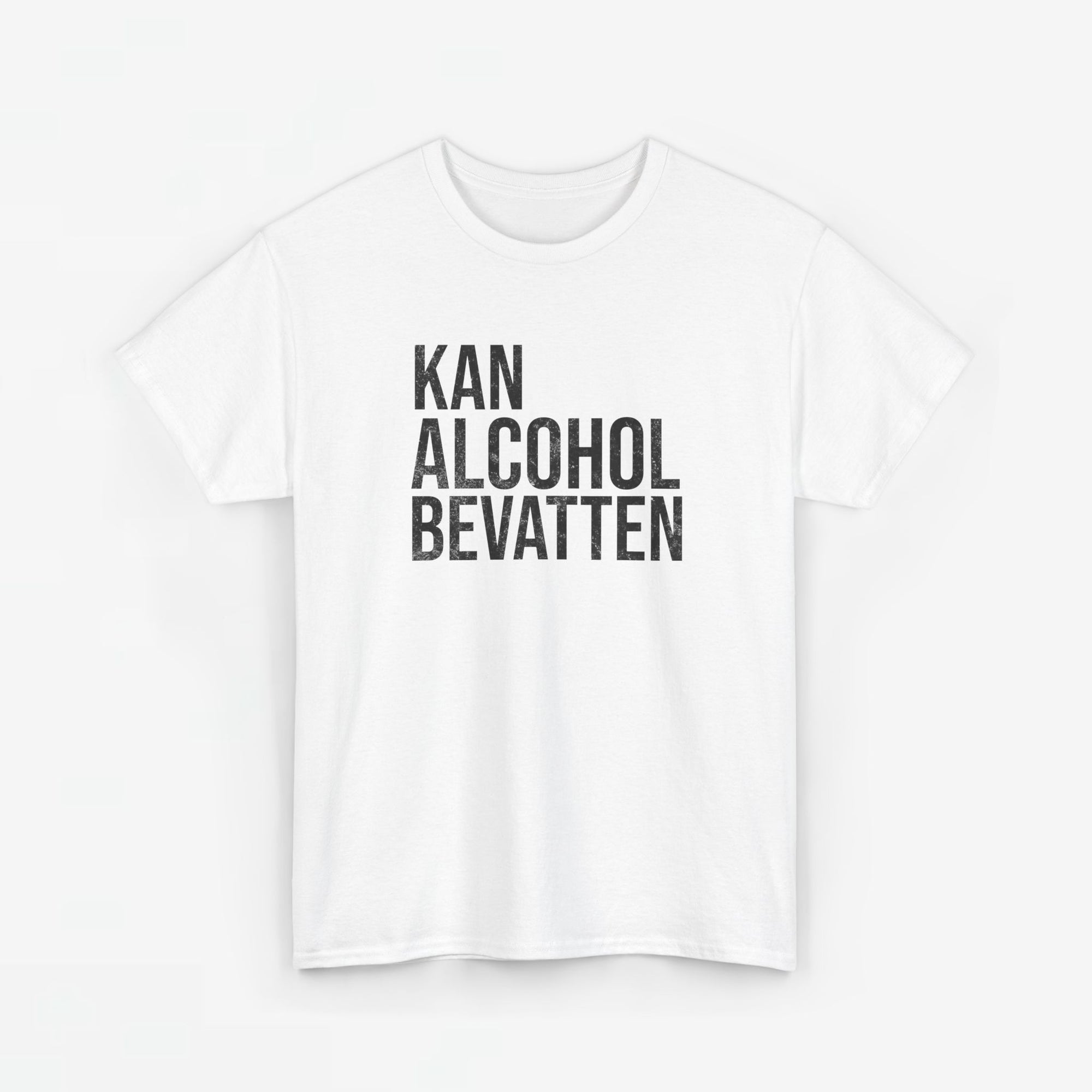 Kan Alcohol Bevatten | Front Print | Koningsdag T-shirt | Oversized