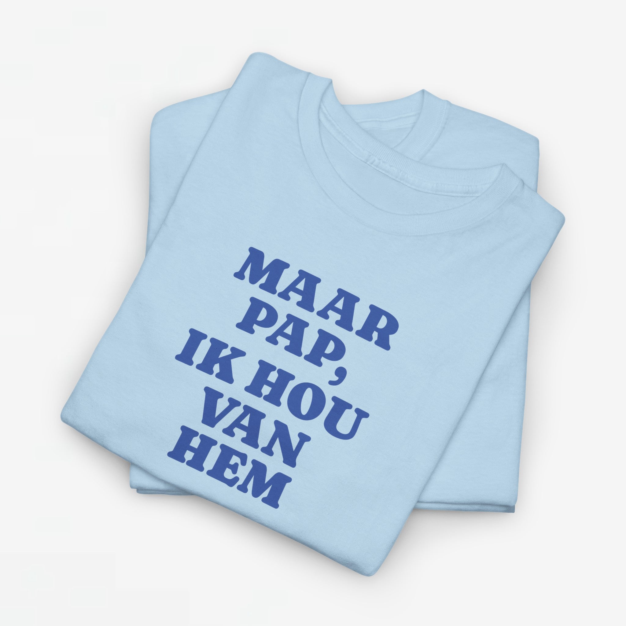 Gay Pride T-shirt -  Maar Pap, Ik Hou Van Hem - Oversized Tee