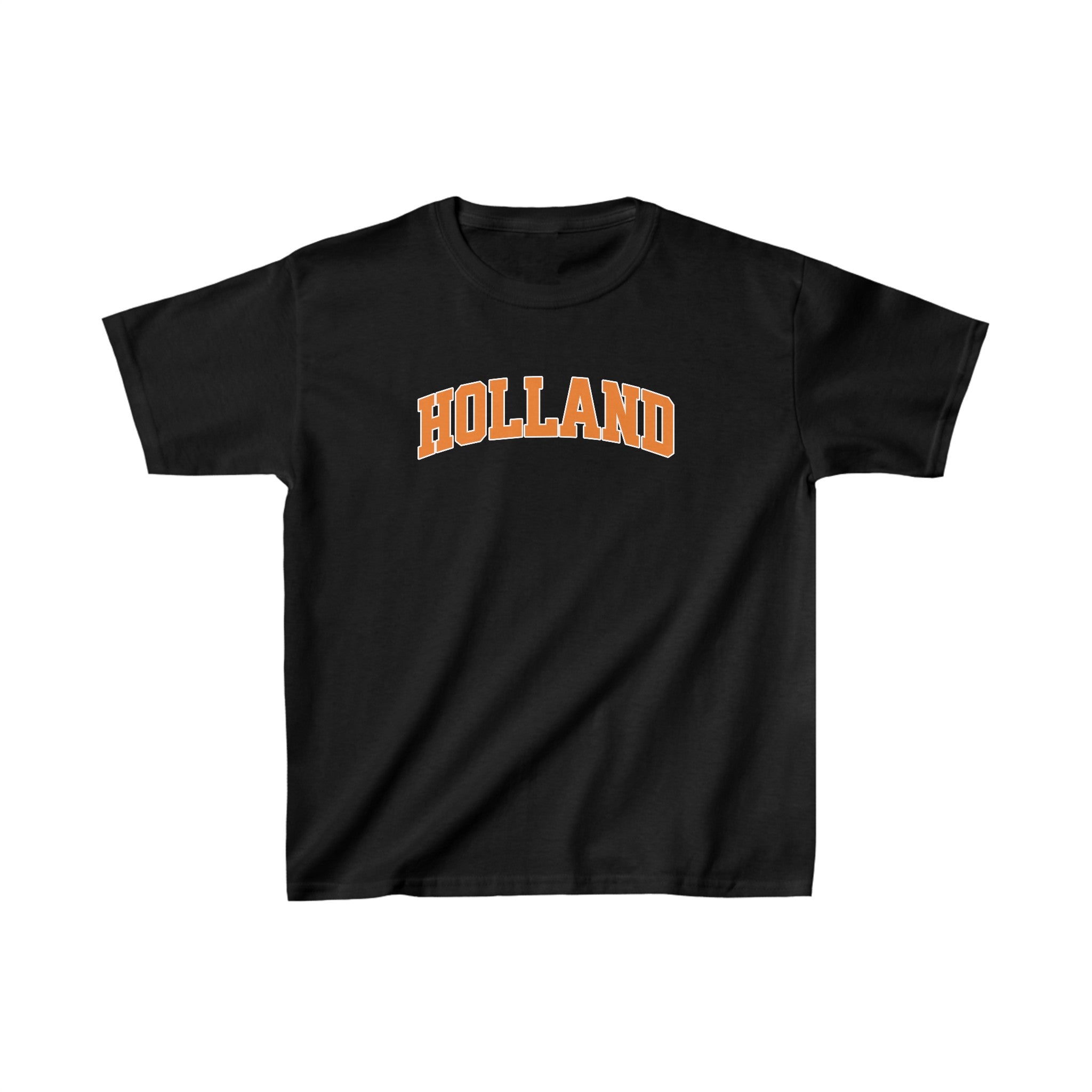 Oranje Baby Tee voor Dames - HOLLAND