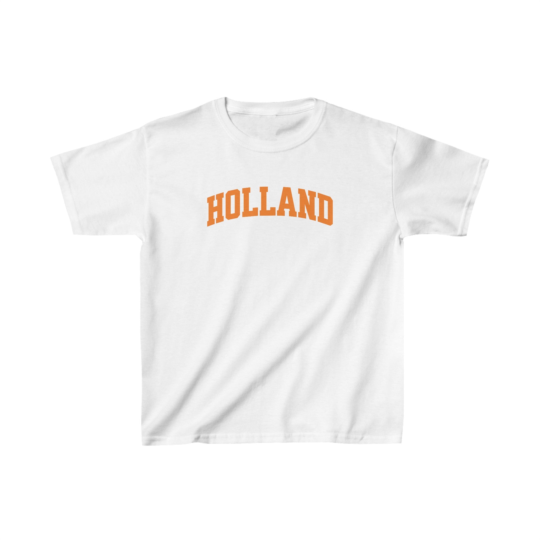 Oranje Baby Tee voor Dames - HOLLAND