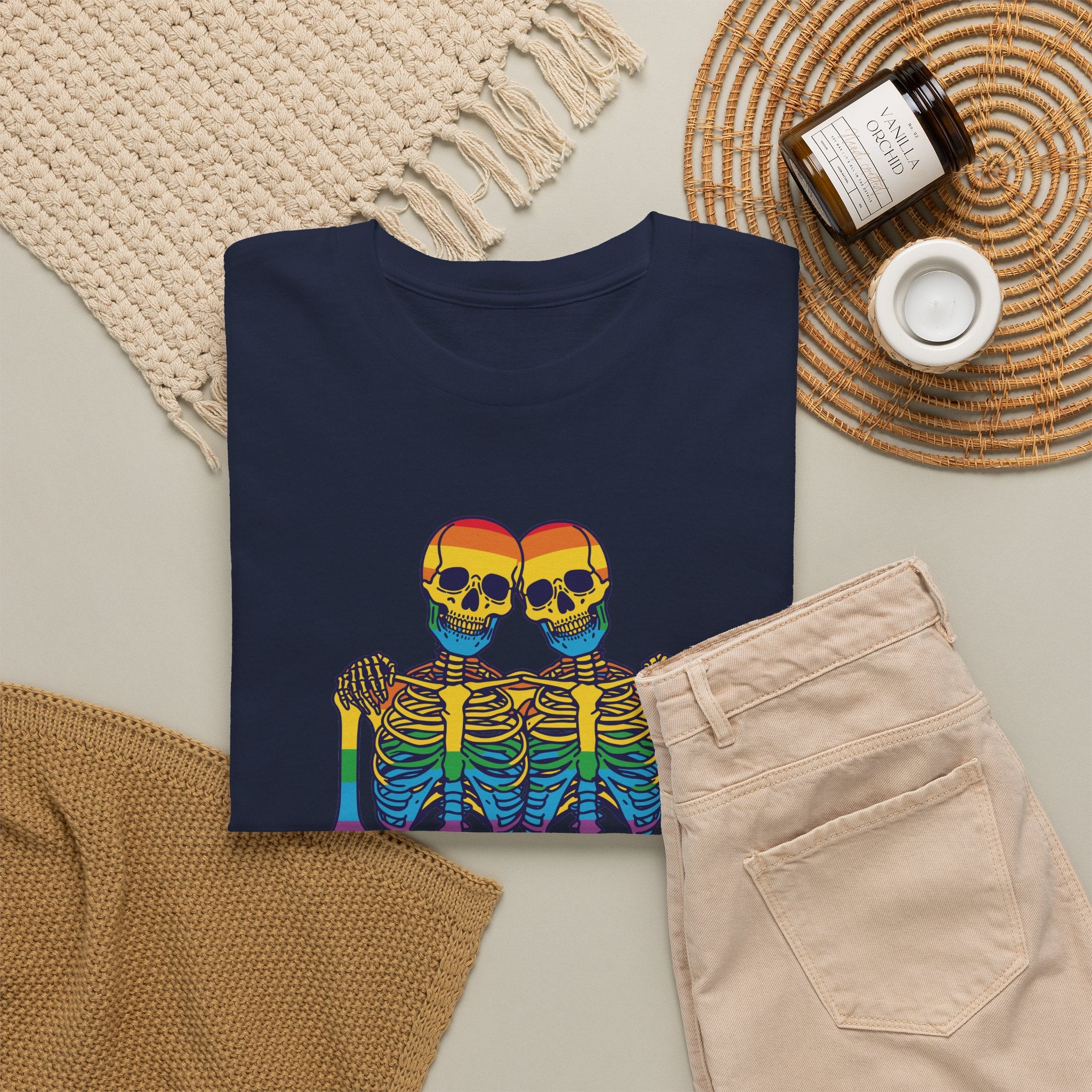 Gay Pride T-shirt - Skelet We Are All The Same | SkrrtShirt