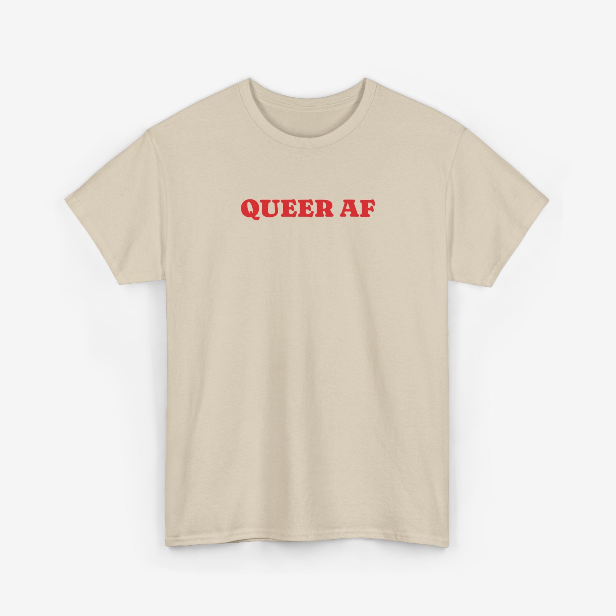 Gay Pride T-shirt - Queer AF | SkrrtShirt