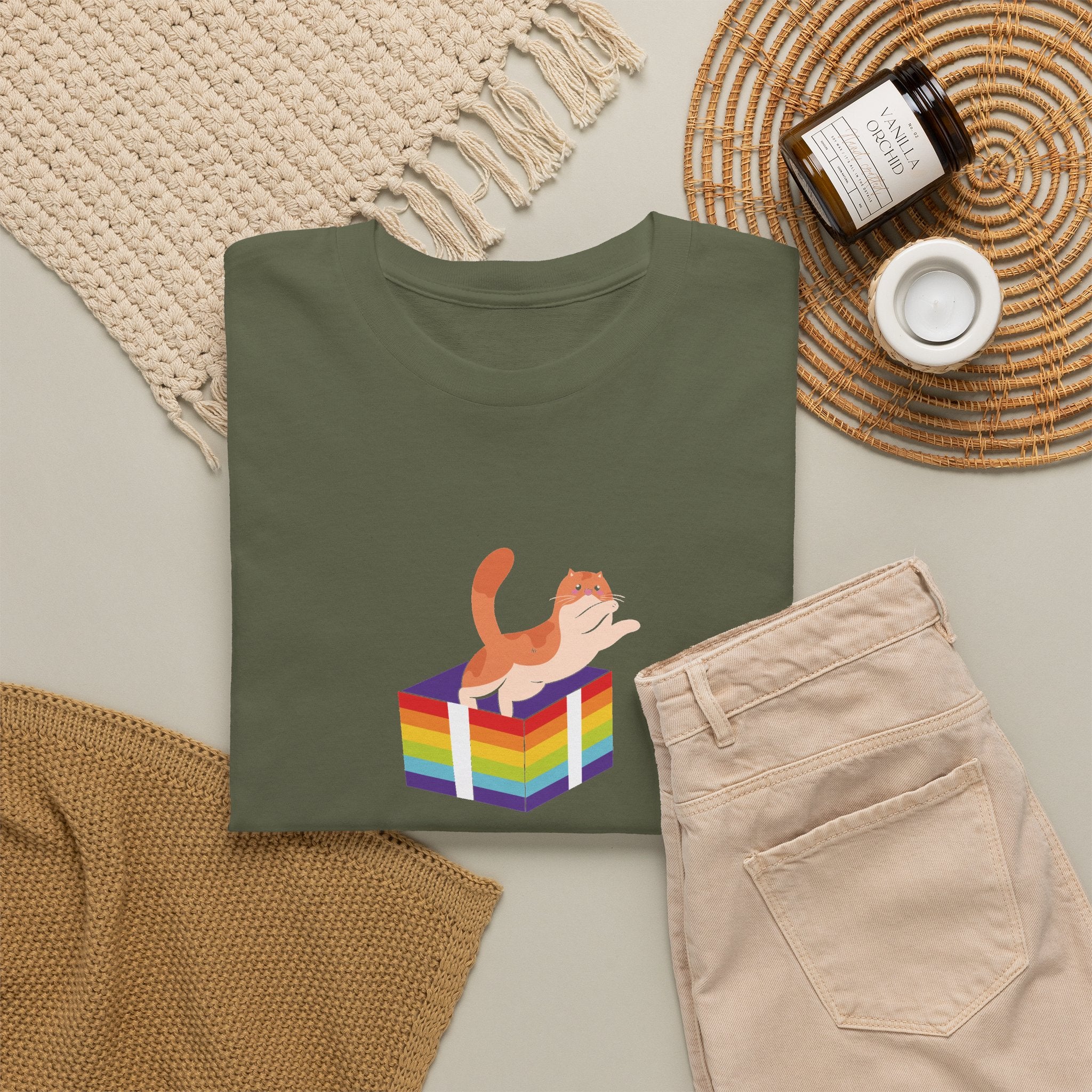 Gay Pride T-shirt - Kat Regenboog | SkrrtShirt