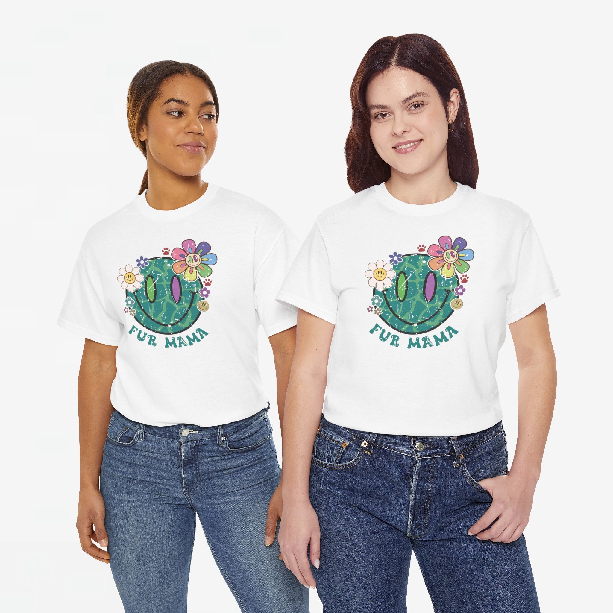 Moederdag Mama Cadeau - T-shirt - Fur Mama - Oversized - #59