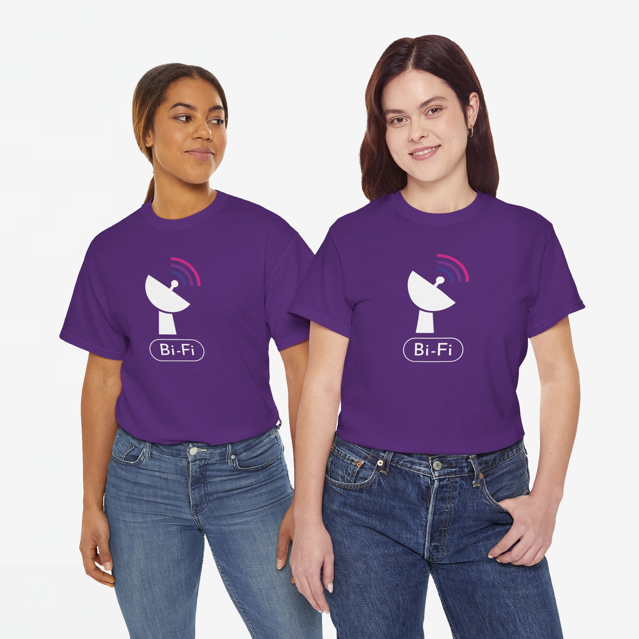 Gay Pride T-shirt - Bi Fi - Oversized #58