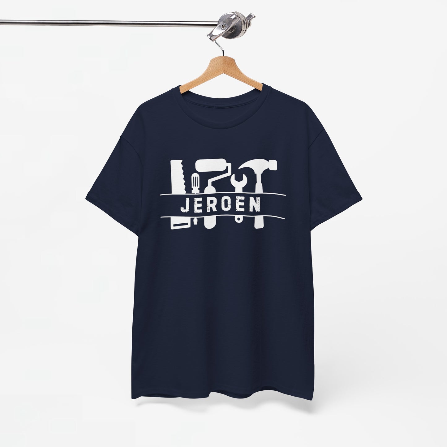 Gepersonaliseerde Vaderdag Papa Cadeau - T-shirt - Klusser Met Naam