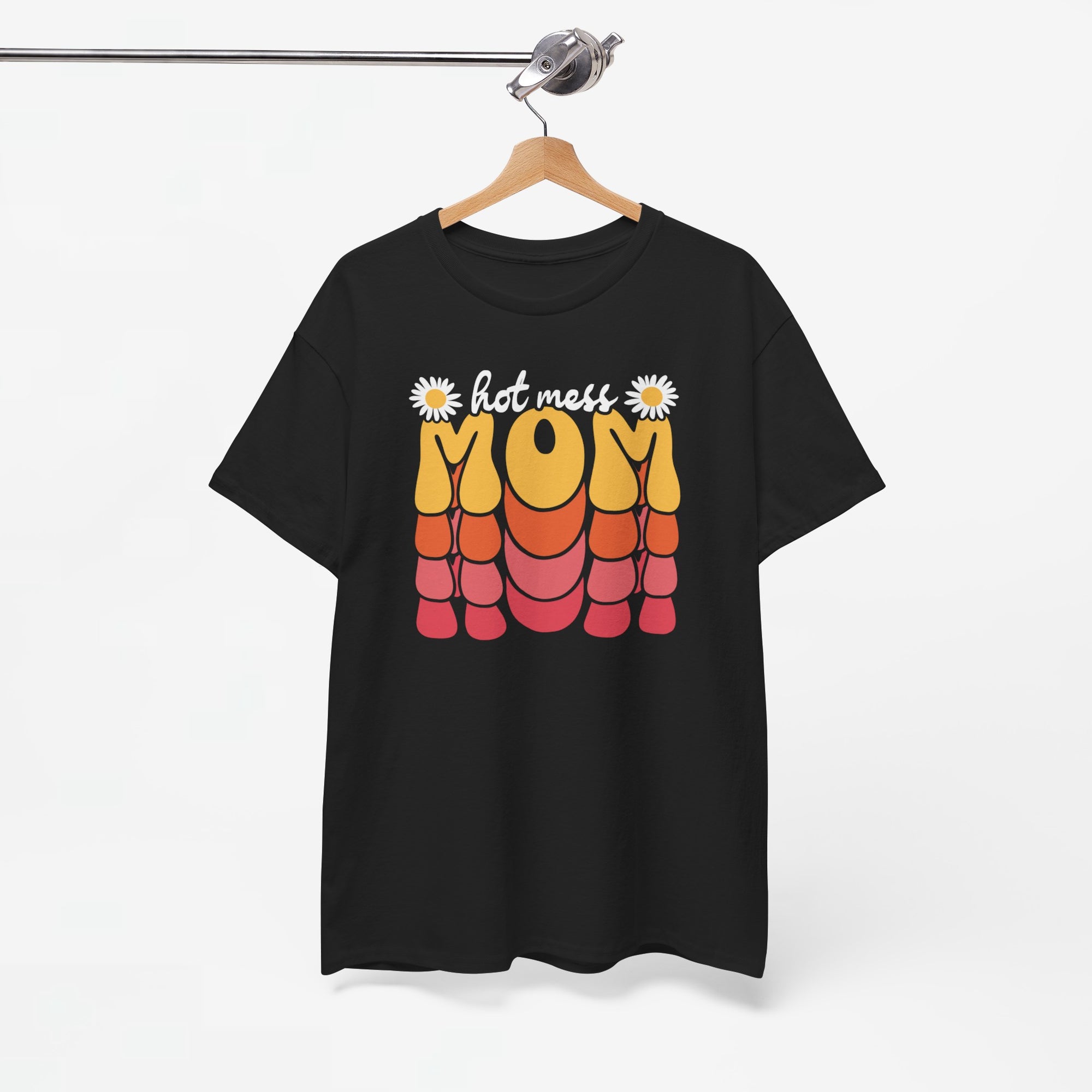Moederdag Mama Cadeau - T-shirt - Hot Mess Mom - Oversized - #31
