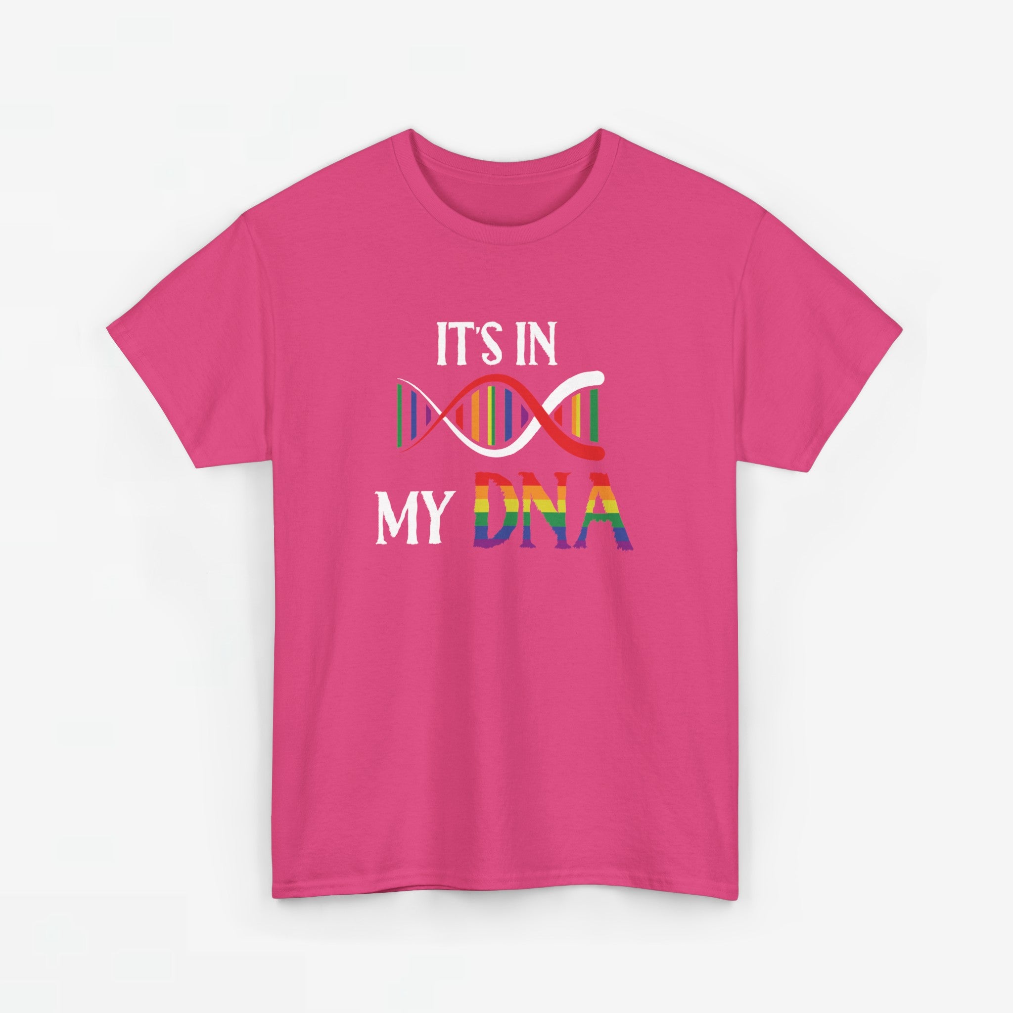 Gay Pride T-shirt - It's In My DNA - Oversized #48