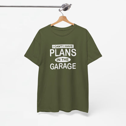 Vaderdag Papa Cadeau - T-shirt - I can't, I have plans in the garage - Oversized #51