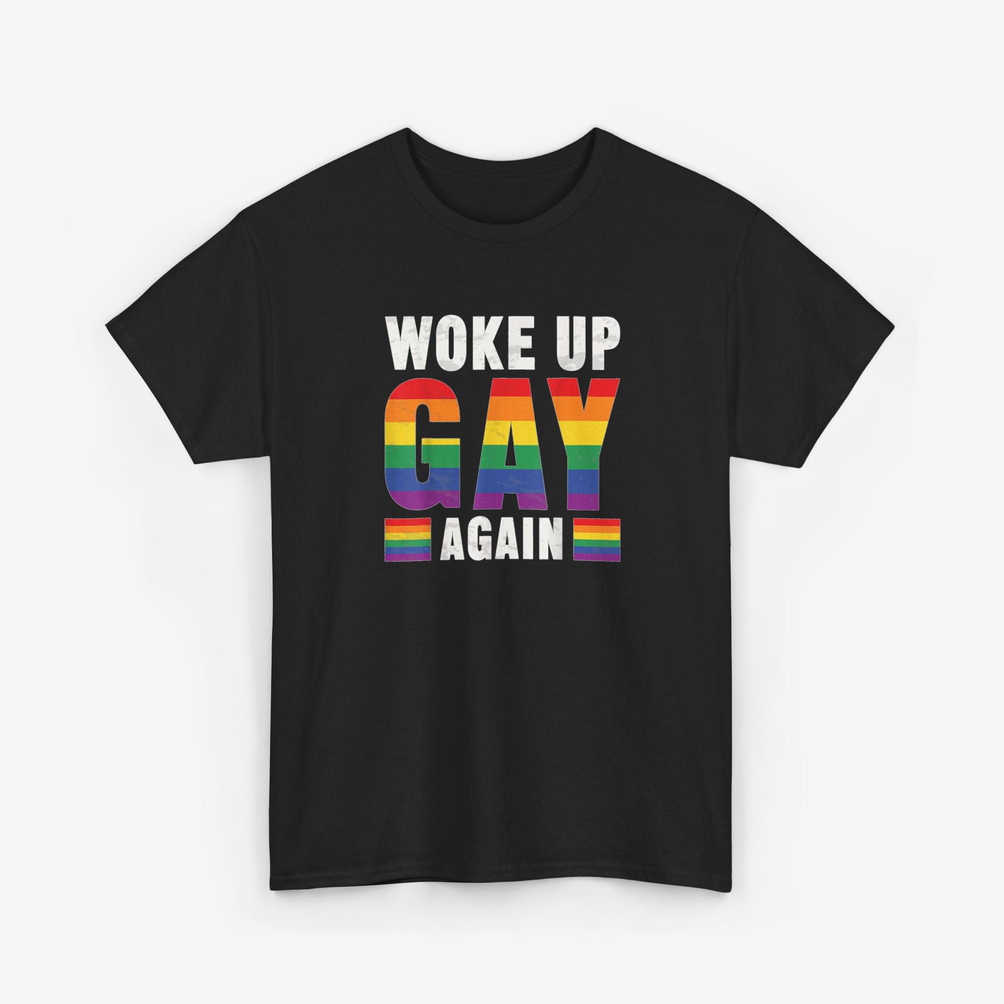 Gay Pride T-shirt - Woke Up Gay Again | SkrrtShirt