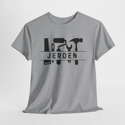 Gepersonaliseerde Vaderdag Papa Cadeau - T-shirt - Klusser Met Naam