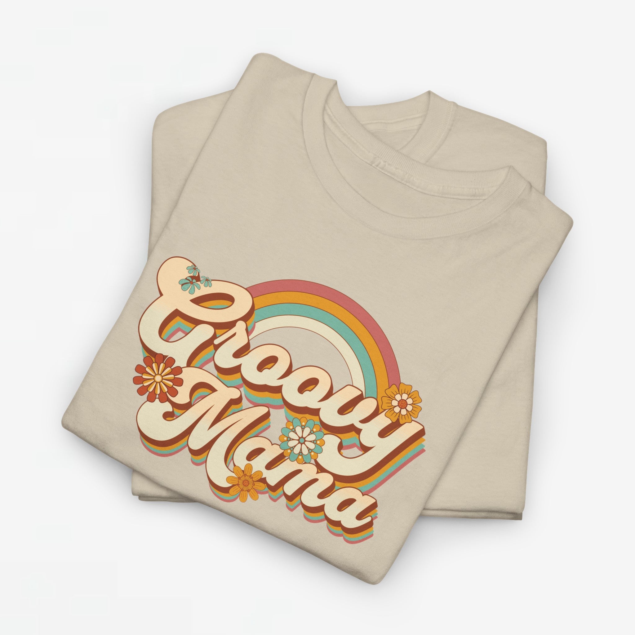 Moederdag Mama Cadeau - T-shirt - Groovy Mama - Oversized - #76