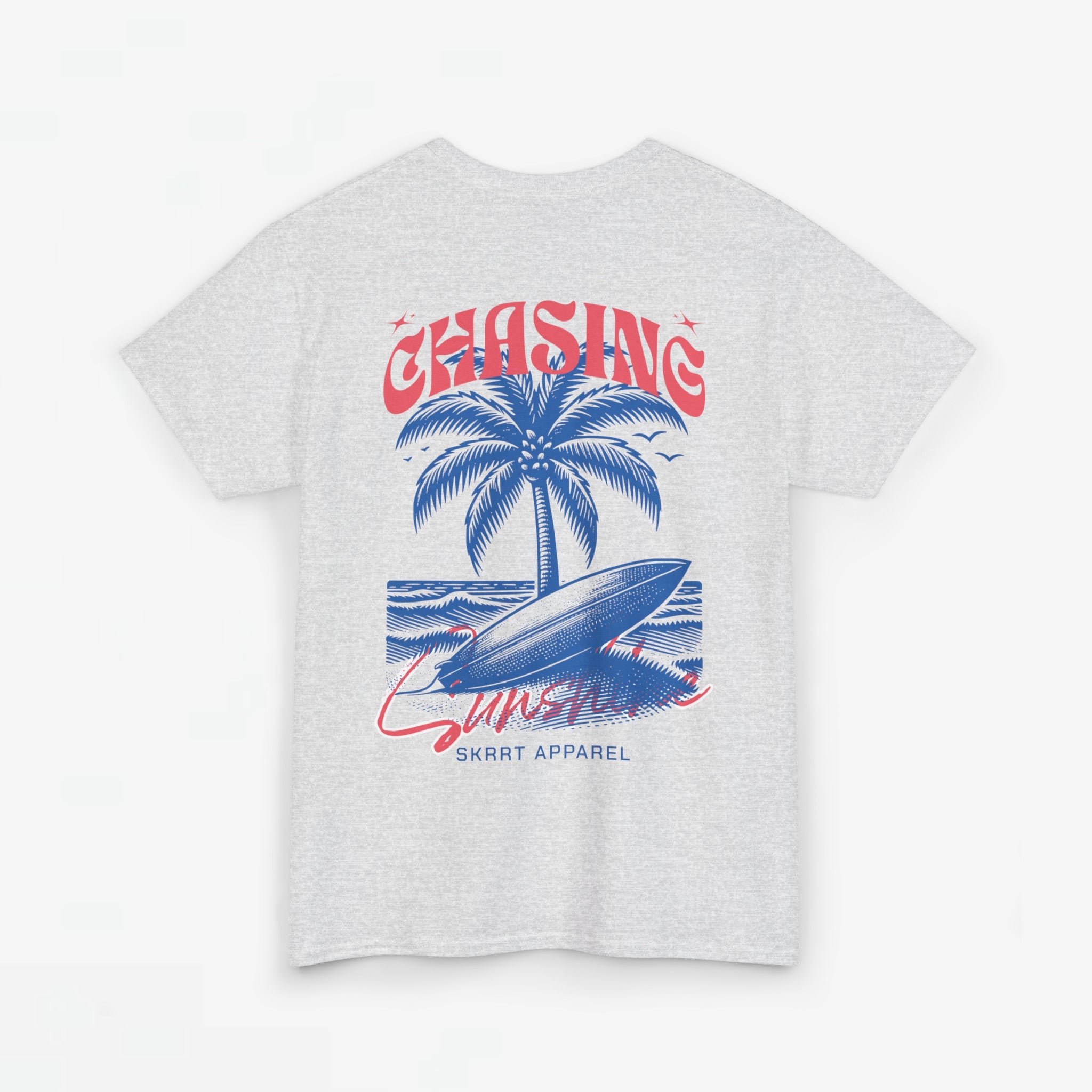 Zomer T-shirt voor Dames - Skrrtshirt Zomervakantie Oversized Tee #6 - Chasing Sunshine