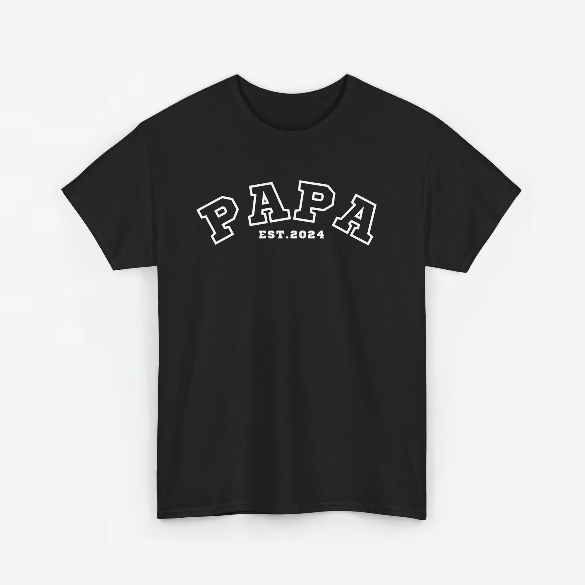 Gepersonaliseerde Vaderdag Papa Cadeau - T-shirt - Papa - EST [Jaar]
