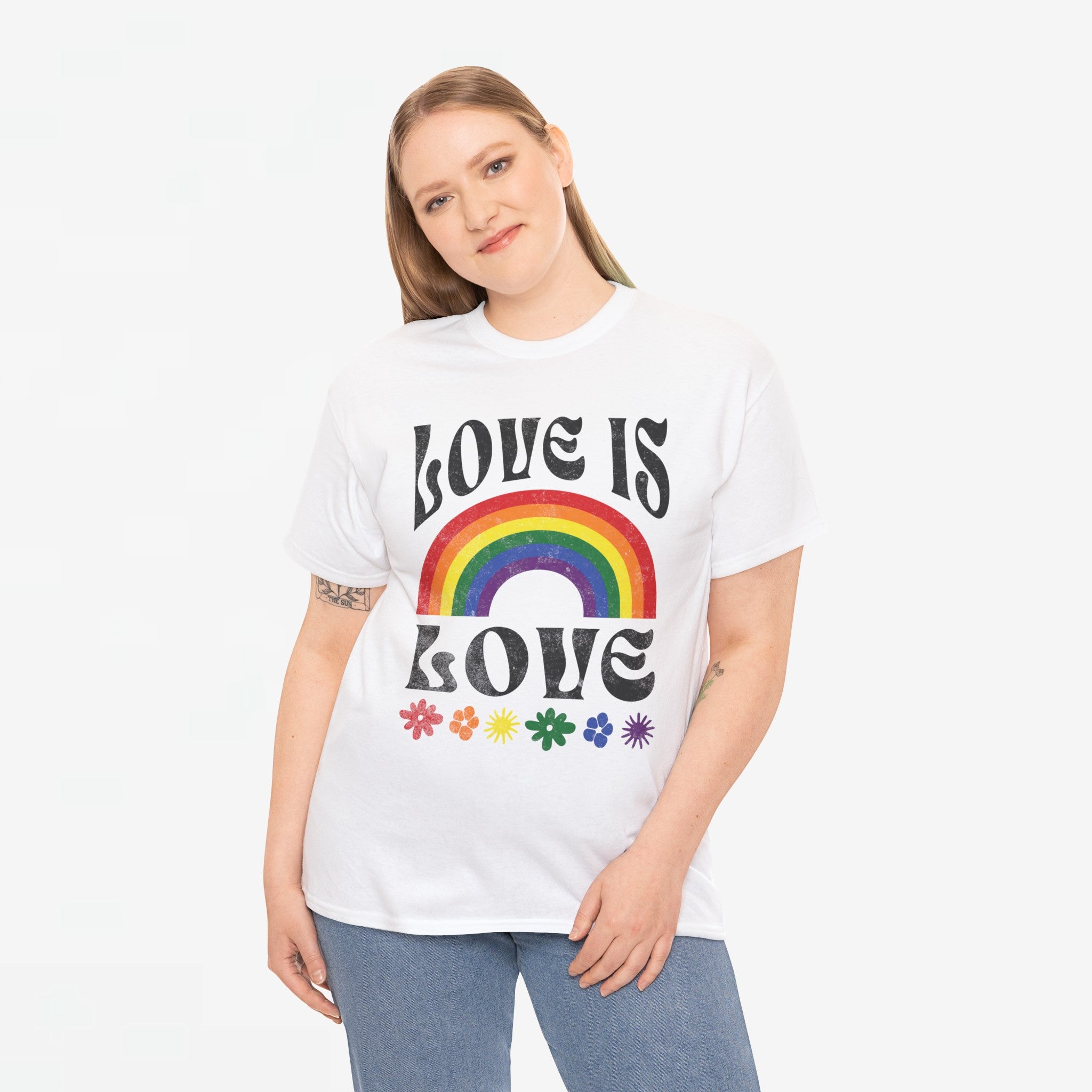 Gay Pride T-shirt - Love is love- Oversized #53