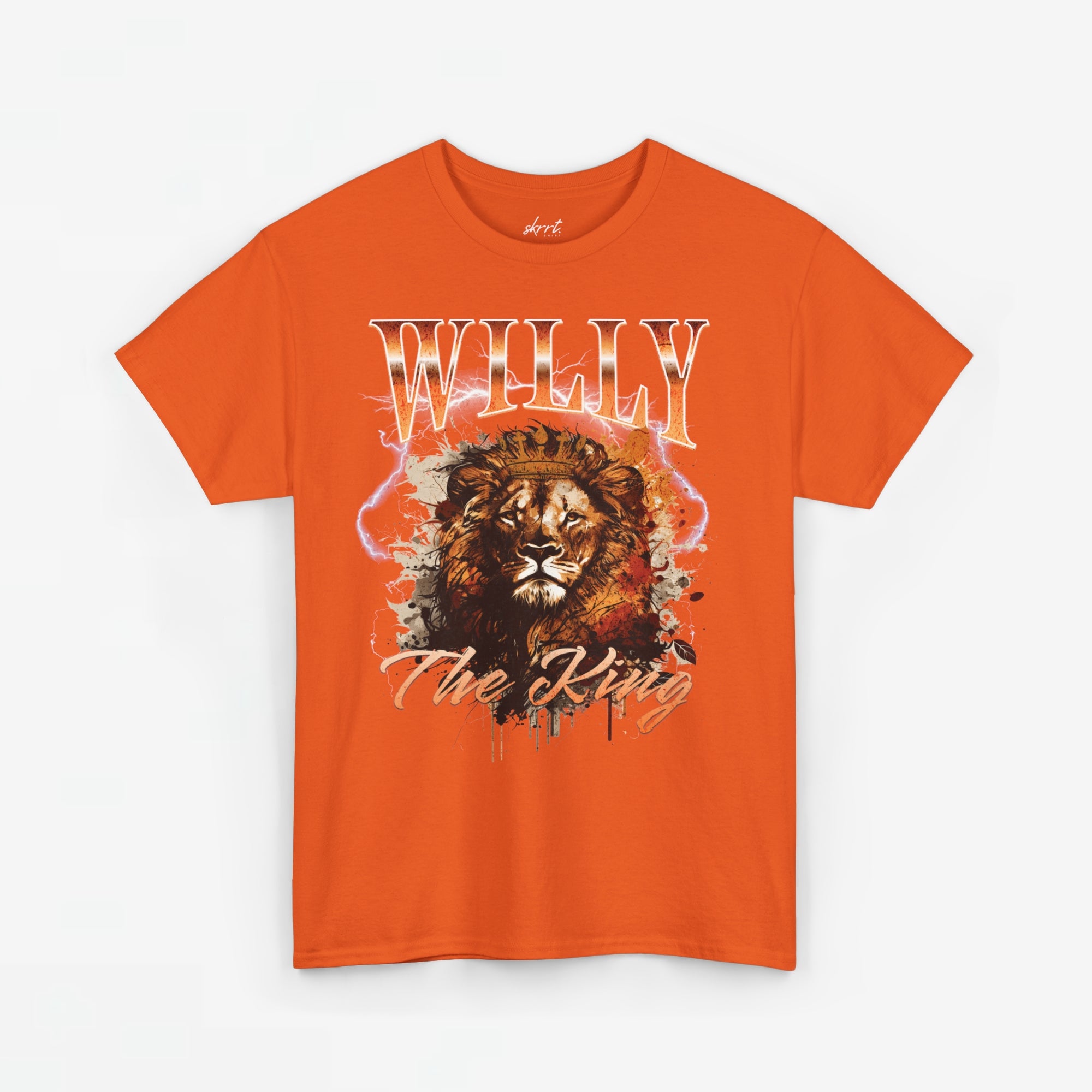 Willy The King 90s Vintage Bootleg | Front Print | Koningsdag T-shirt | Retro | Oversized