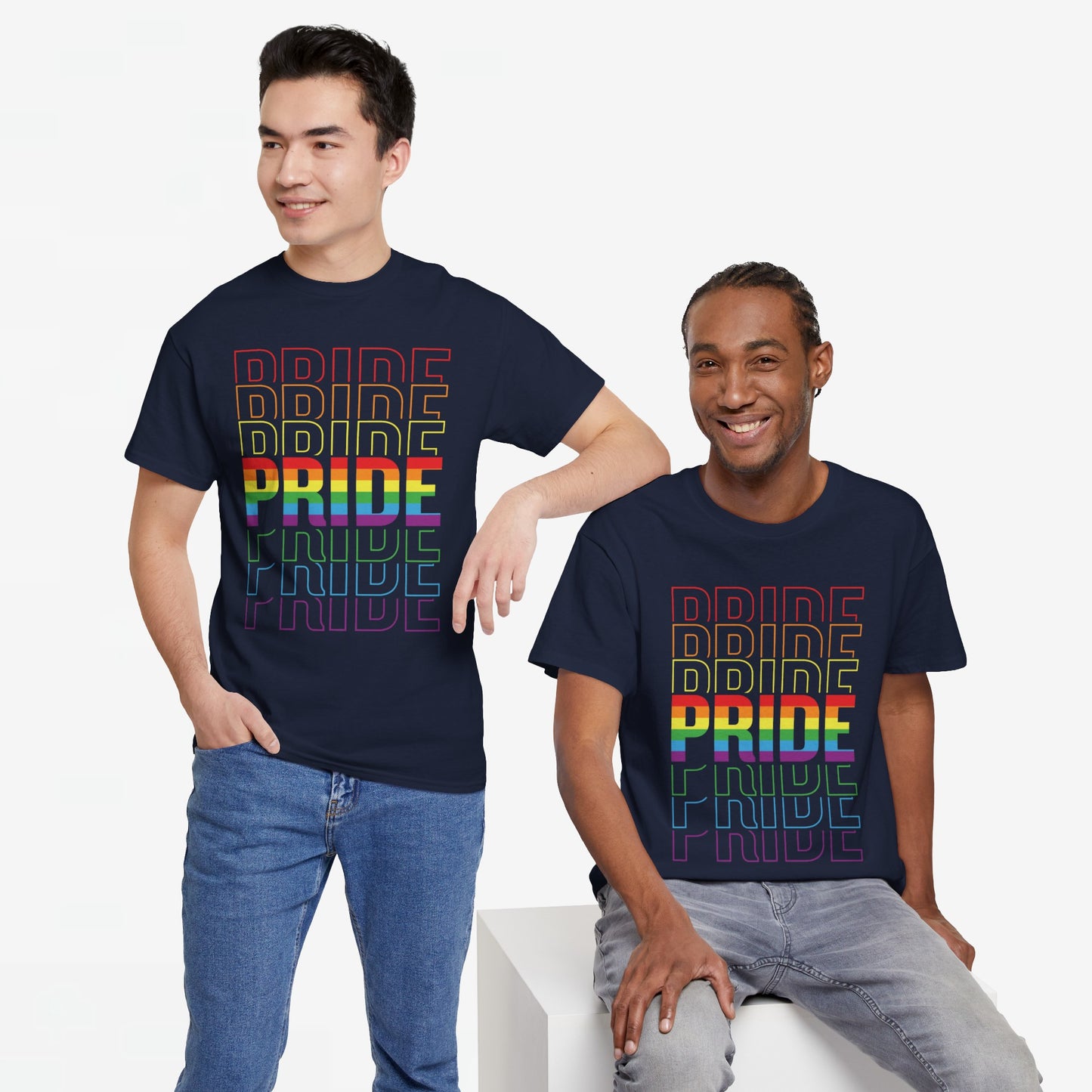 Gay Pride T-shirt - Pride Tekst - Oversized #51