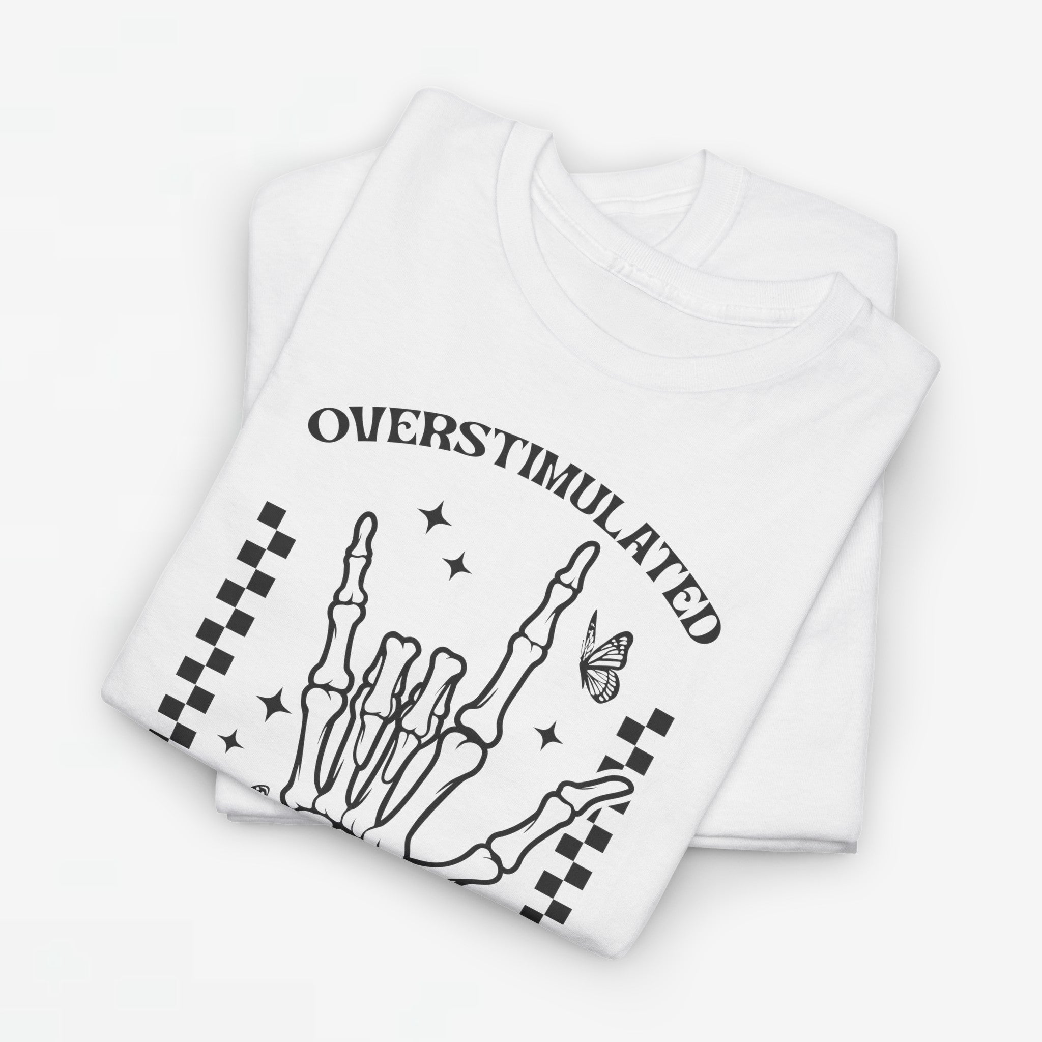 Moederdag Mama Cadeau - T-shirt - Overstimulated Moms Club - Oversized - #50