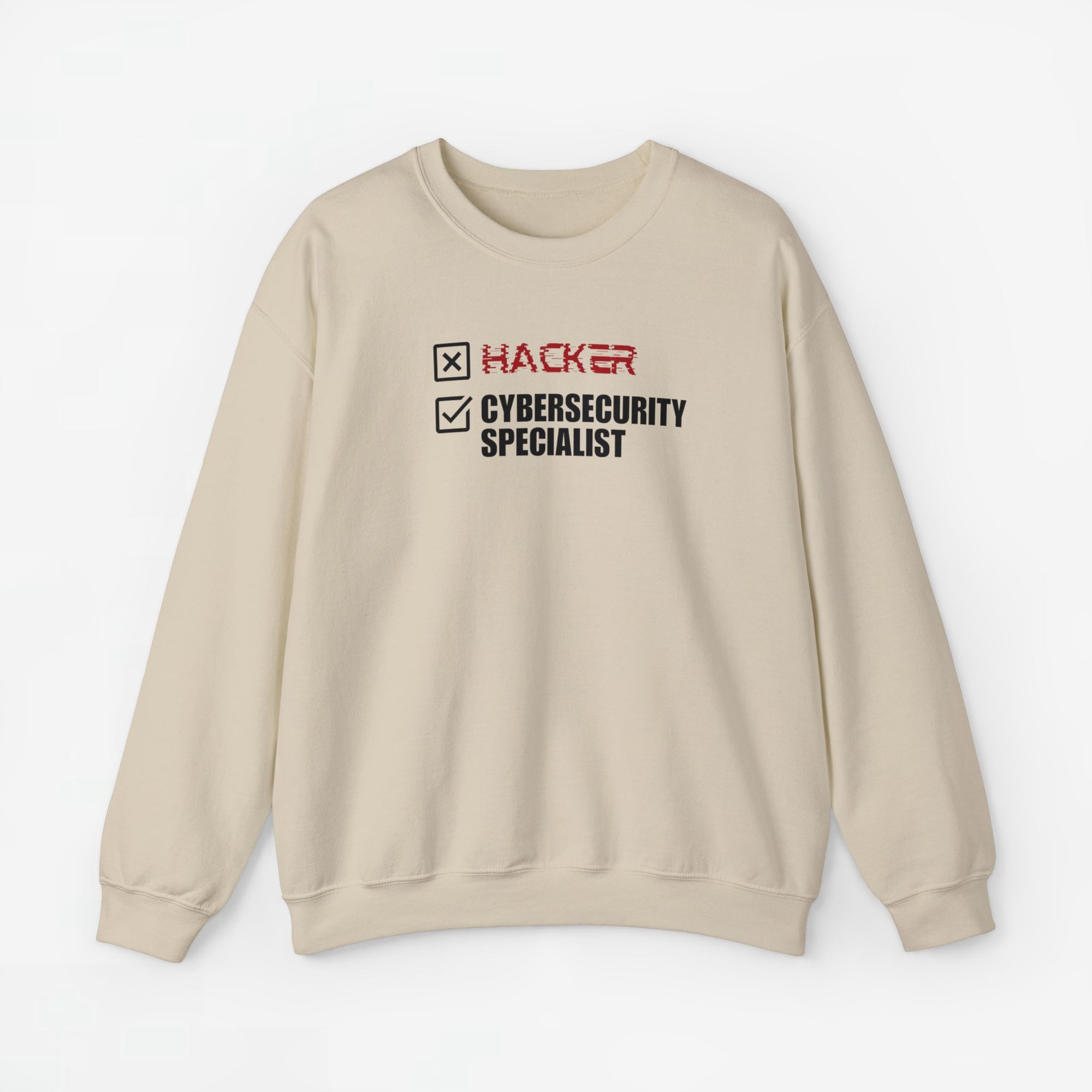 Cybersecurity Specialist / Niet Hacker - ICT Beroep - Trui met Print voor Hem / Haar