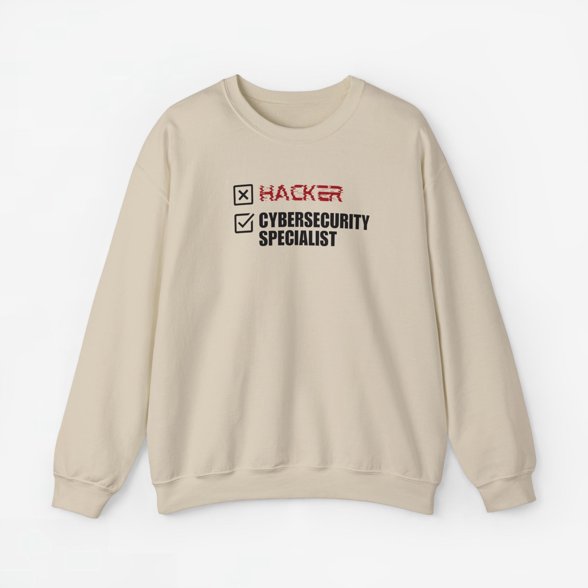 Cybersecurity Specialist / Niet Hacker - ICT Beroep - Trui met Print voor Hem / Haar