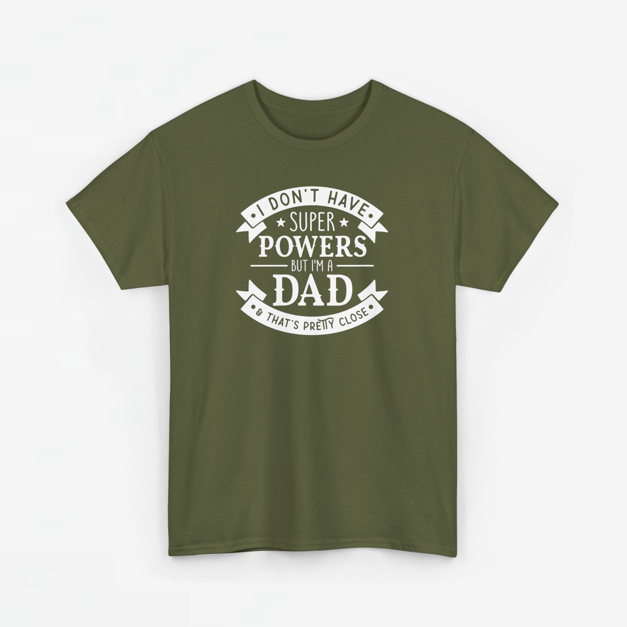 Vaderdag Papa Cadeau - T-shirt - I don't have a Superpowers but I'm a Dad - Oversized #16