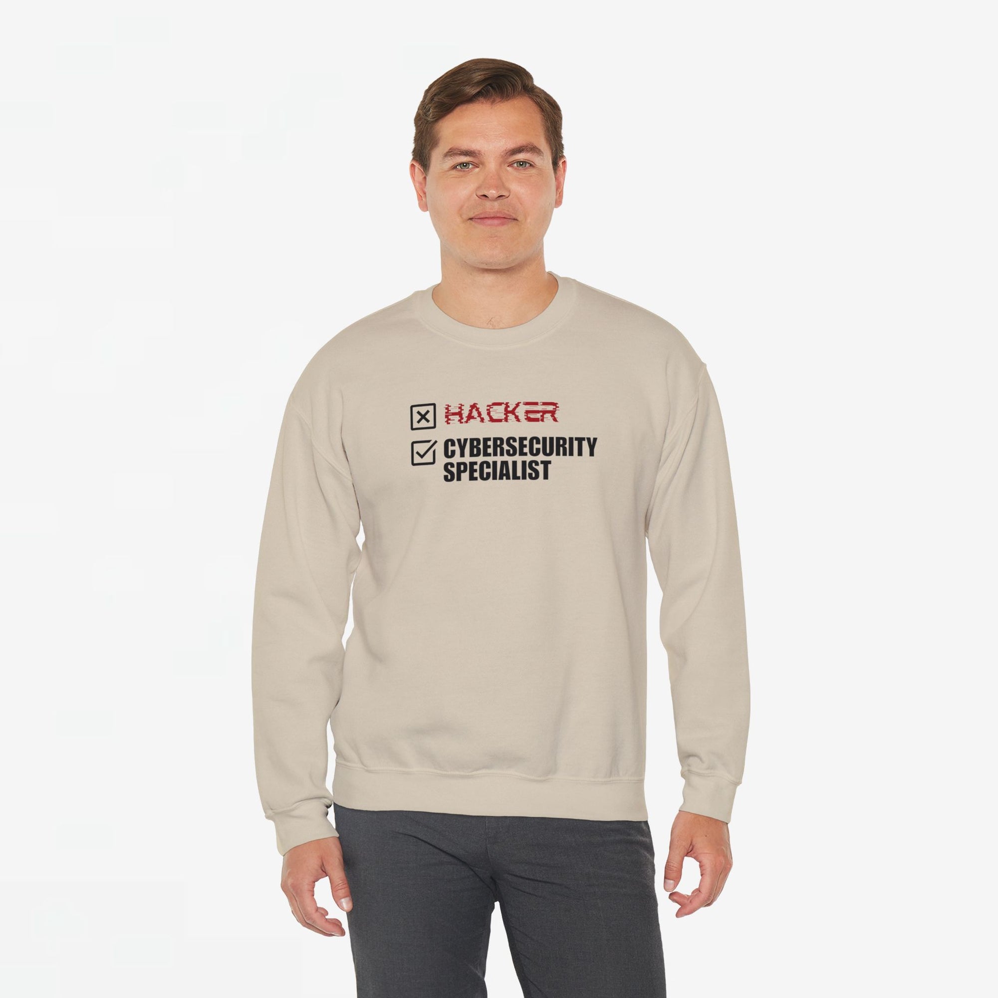 Cybersecurity Specialist / Niet Hacker - ICT Beroep - Trui met Print voor Hem / Haar
