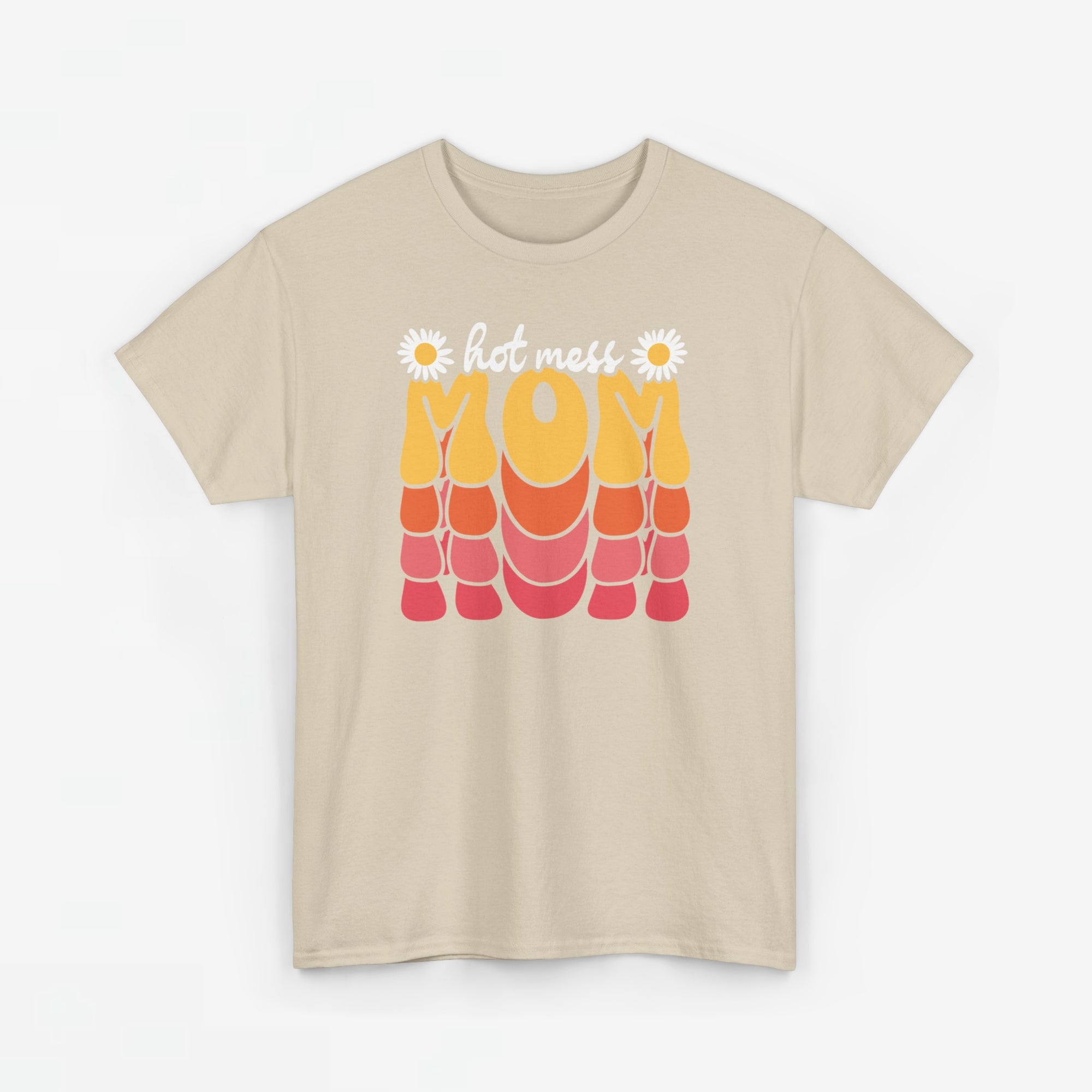 Moederdag Mama Cadeau - T-shirt - Hot Mess Mom - Oversized - #31