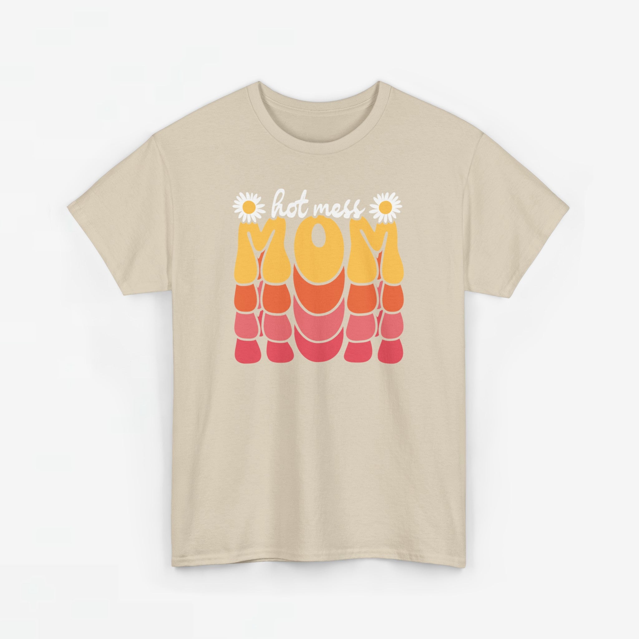 Moederdag Mama Cadeau - T-shirt - Hot Mess Mom - Oversized - #31