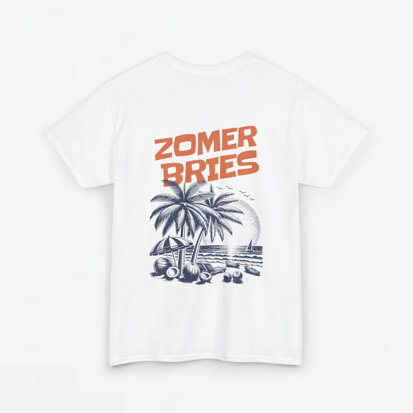 Zomer T-shirt voor Dames - Skrrtshirt Zomervakantie Oversized Tee #8 - Zomer Bries