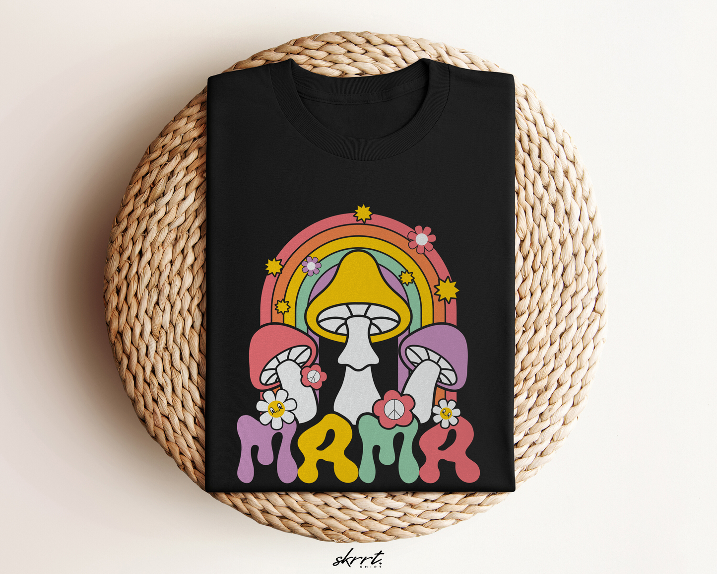 Moederdag Mama Cadeau - T-shirt - Mama Mushroom - Oversized - #36