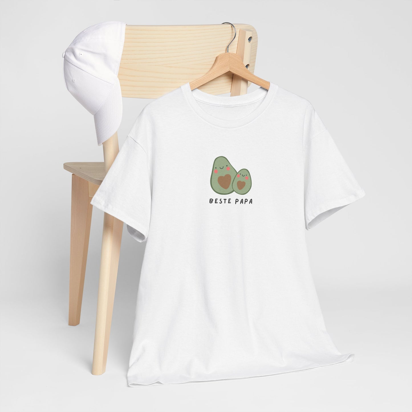 Vaderdag Papa Cadeau - T-shirt - Beste Papa Avocado - Oversized #62