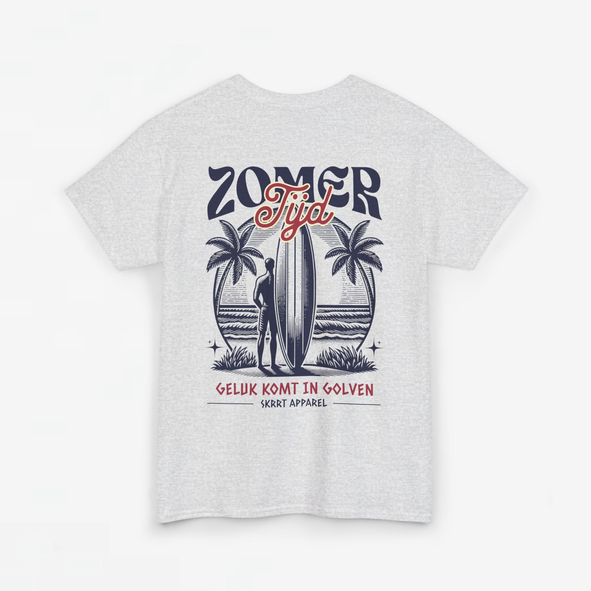 Zomer T-shirt voor Heren - Skrrtshirt Zomervakantie Oversized Tee #4- Zomer Tijd