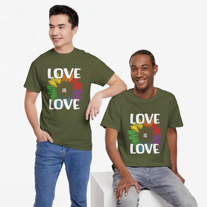 Gay Pride T-shirt - Love is Love - Oversized #65