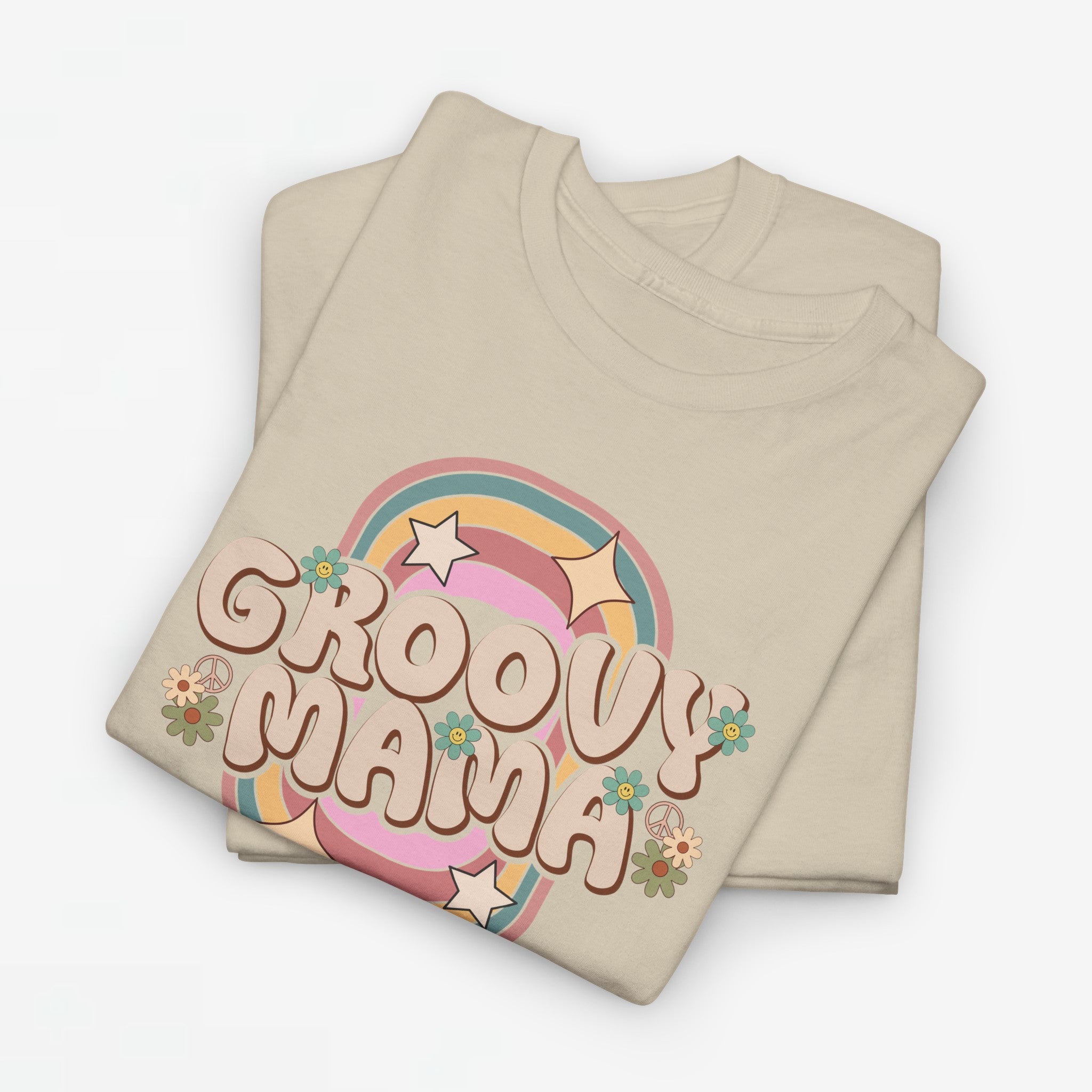 Moederdag Mama Cadeau - T-shirt - Groovy Mama - Oversized - #45