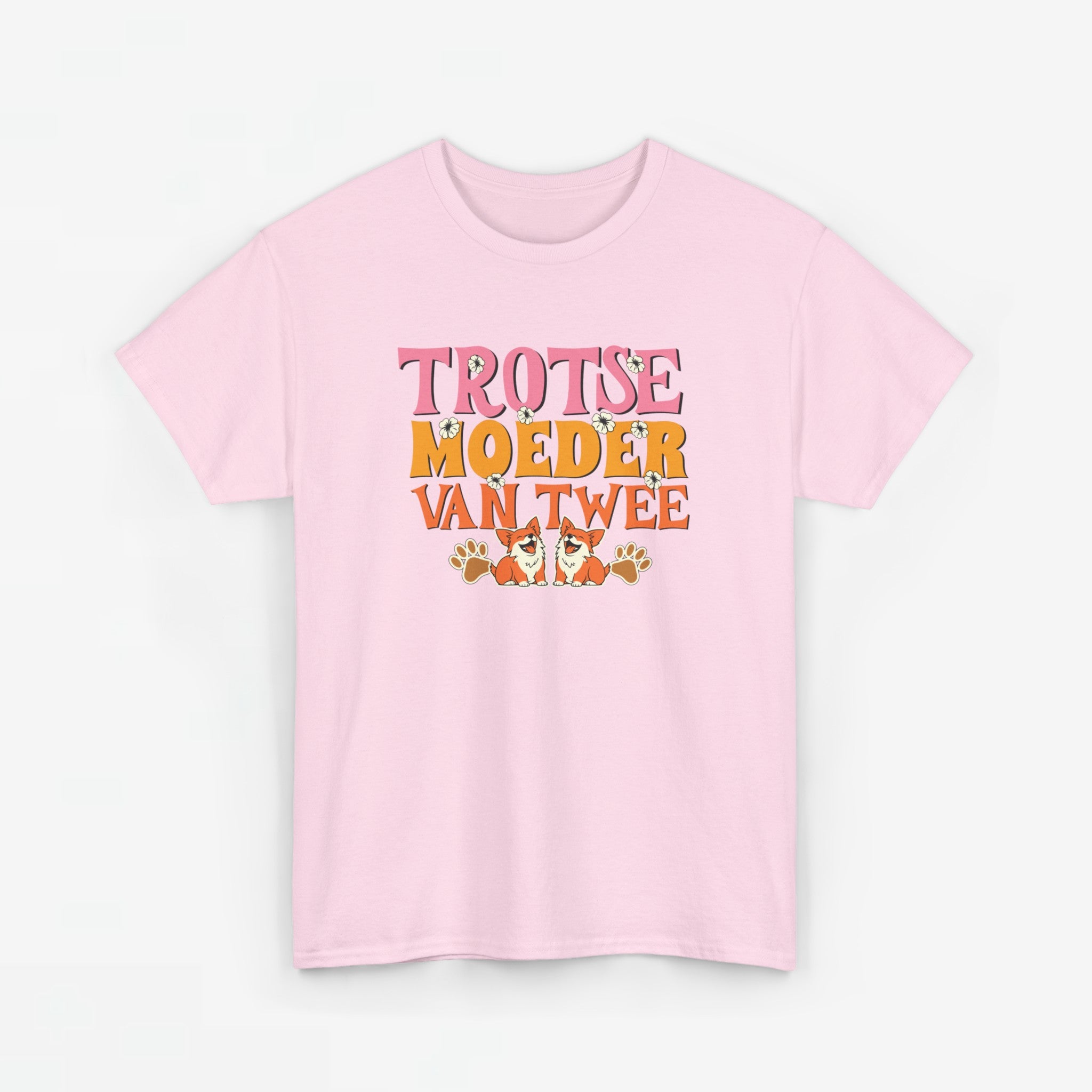 Moederdag Mama Cadeau - T-shirt - Trotse Moeder van Twee - Oversized - #95