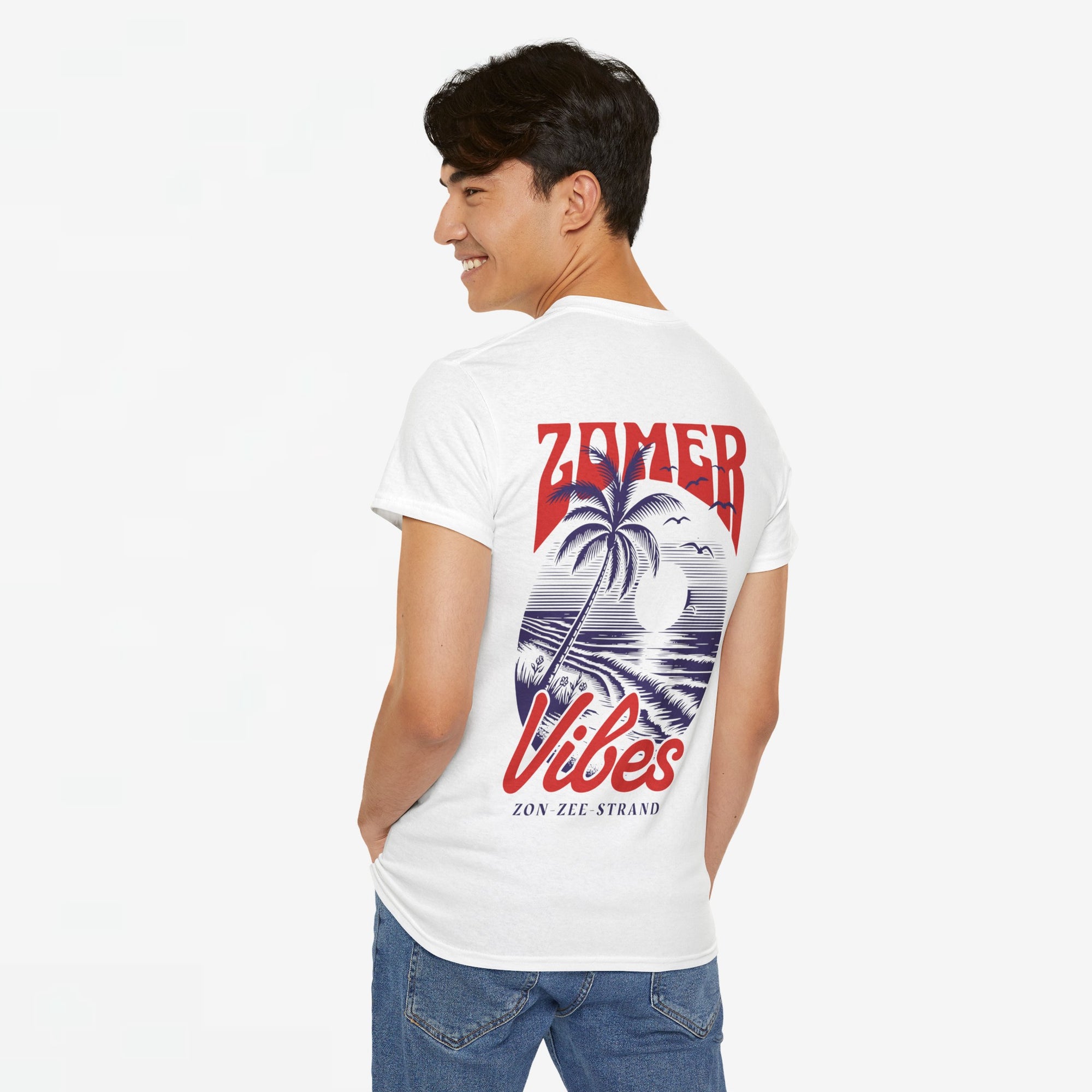 Zomer T-shirt voor Heren - Skrrtshirt Zomervakantie Oversized Tee #1 - Zomer Vibes