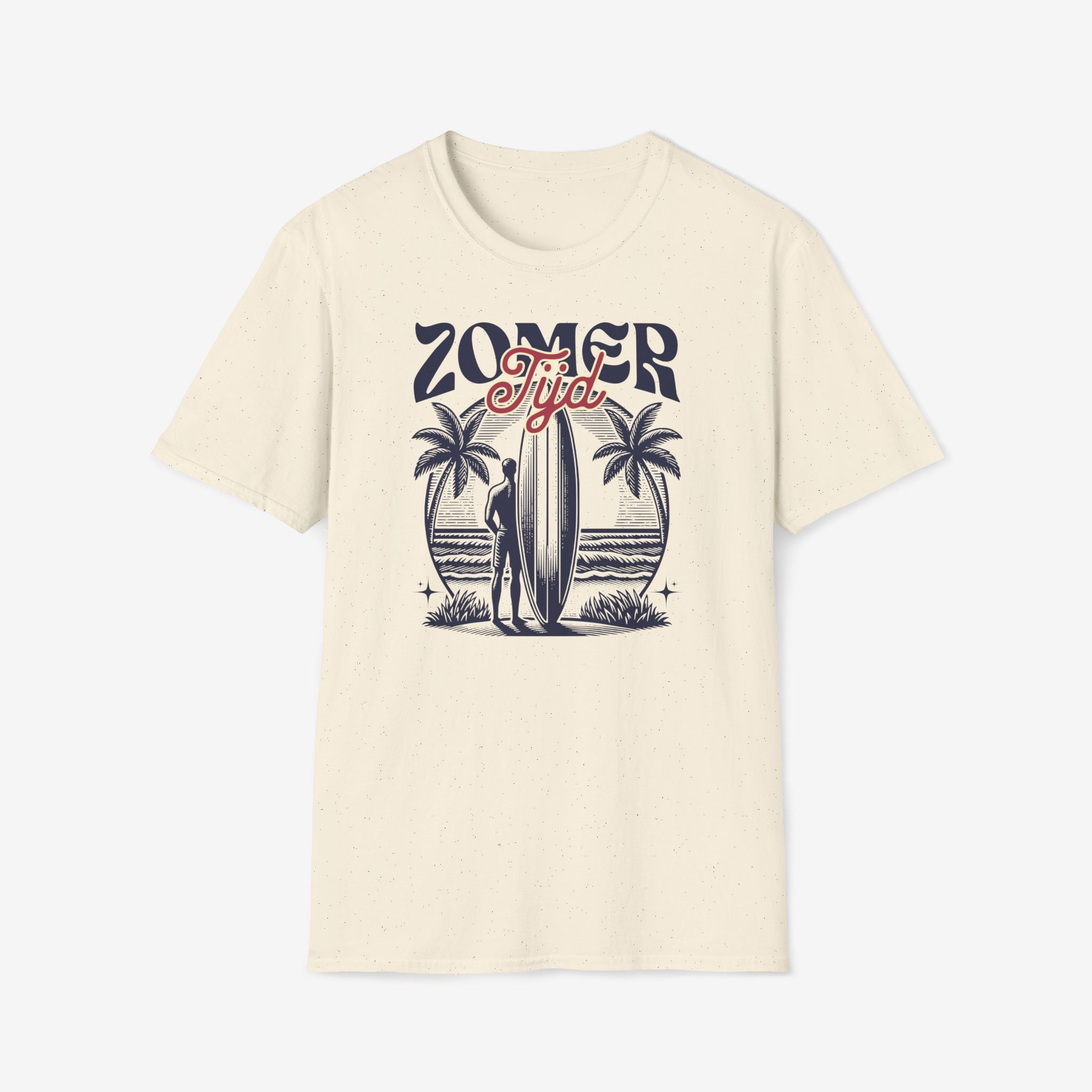 Zomer T-shirt met print - Zomer Tijd | SkrrtShirt