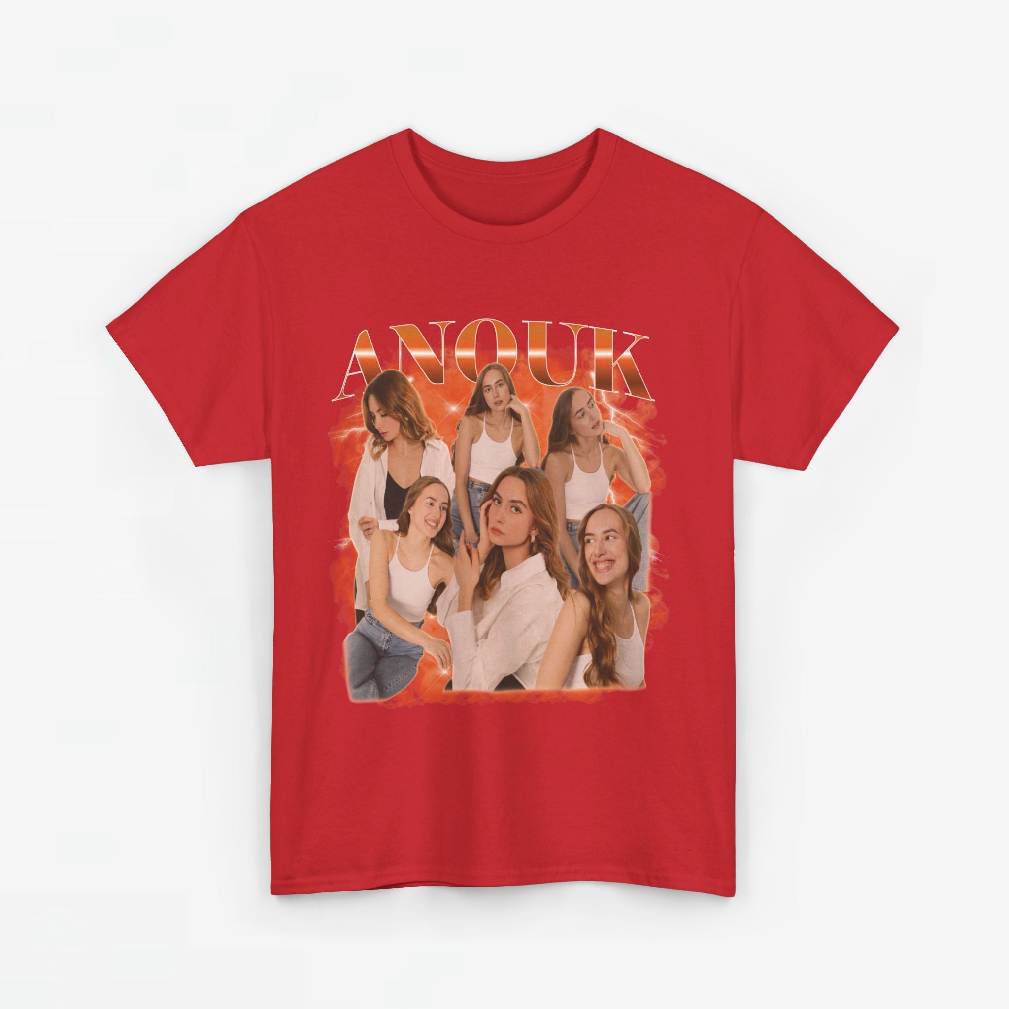 Gepersonaliseerde Cadeau - Vriendin/Vrouw Foto T-shirt - Grappige 90s Bootleg Shirt