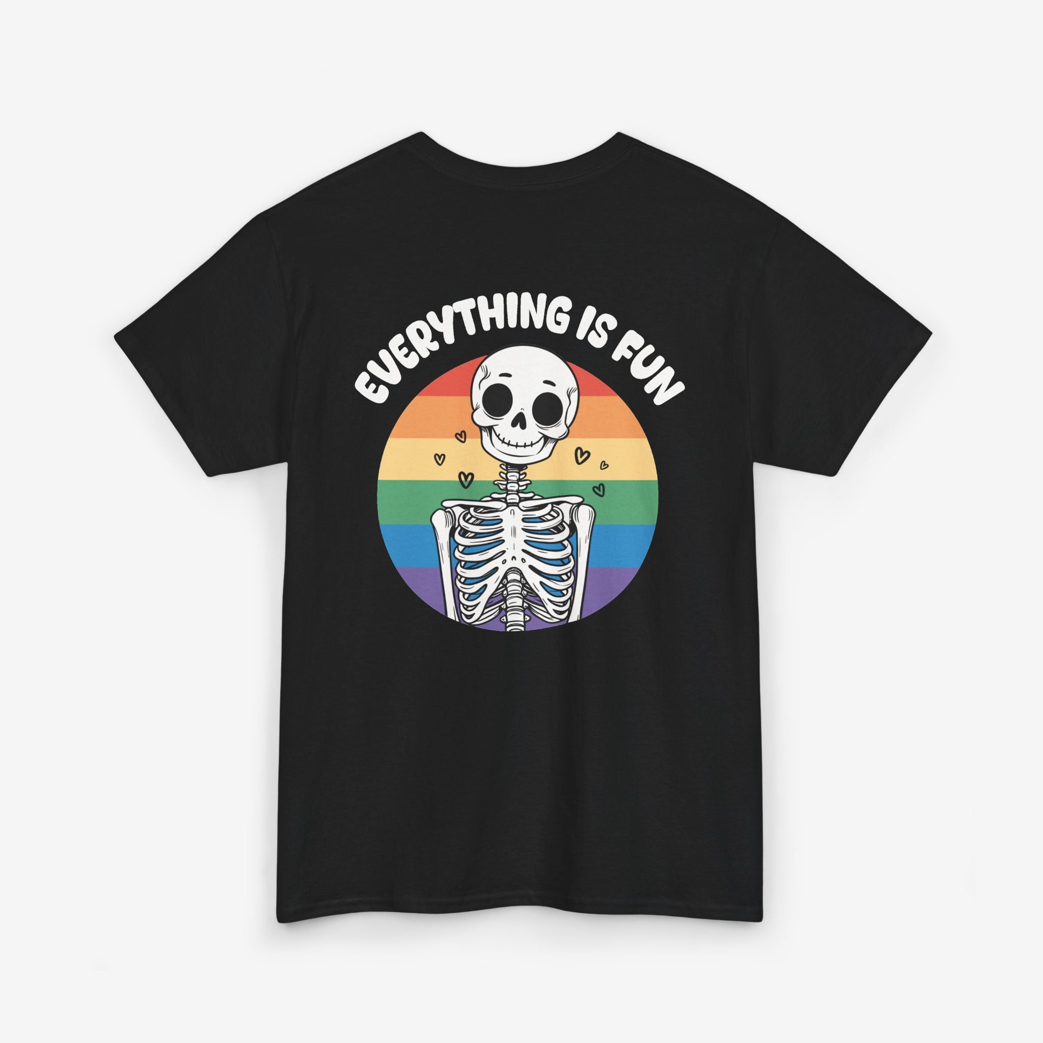 Gay Pride T-shirt - Skelet Everything is Fun | SkrrtShirt