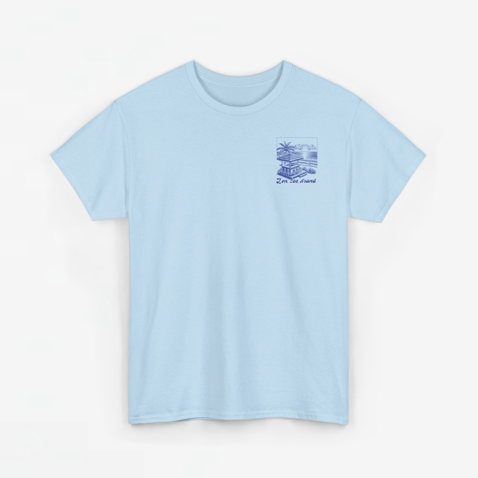 Zomer T-shirt voor Heren - Skrrtshirt Zomervakantie Oversized Tee #5- Zon, Zee, Strand