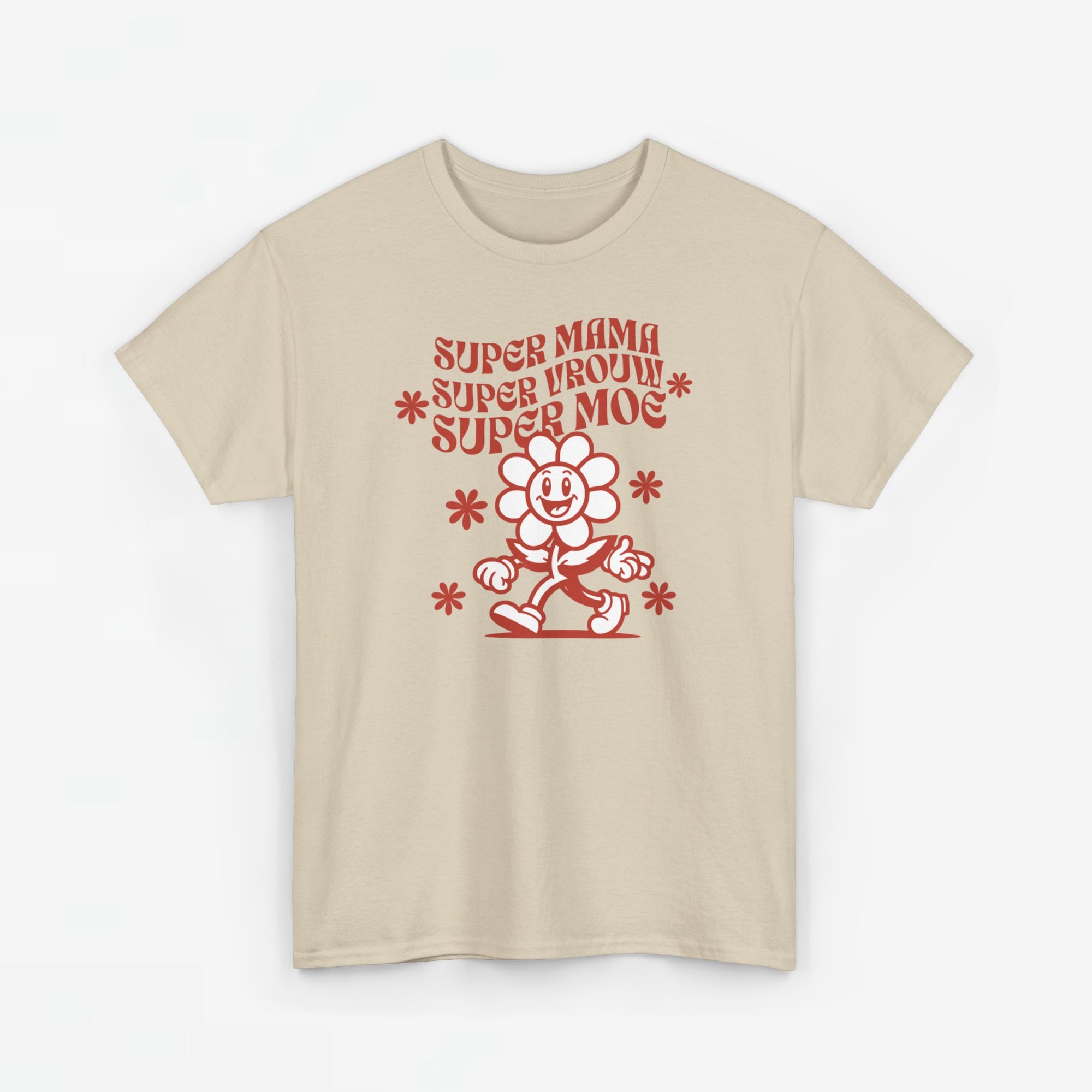 Moederdag Mama Cadeau - T-shirt - Super Mama, Super Vrouw, Super Moe - Oversized - #84
