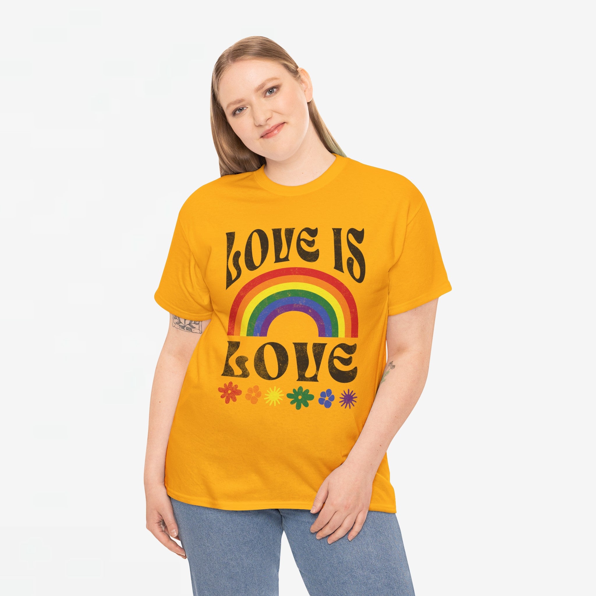 Gay Pride T-shirt - Love is love- Oversized #53