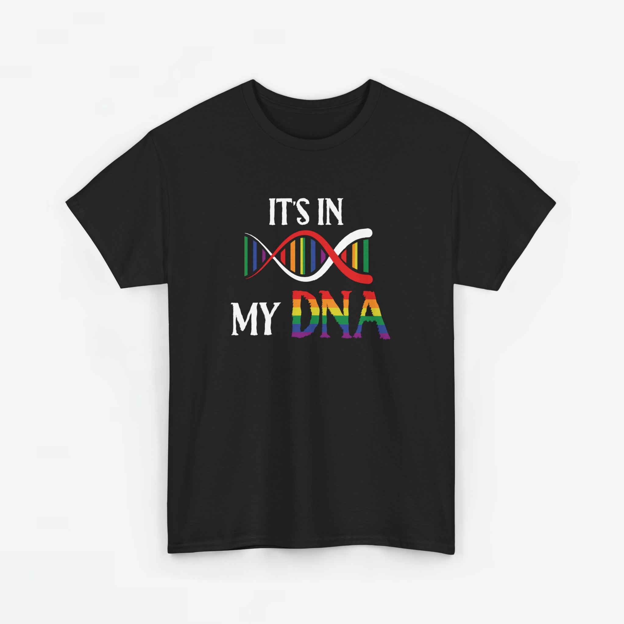 Gay Pride T-shirt - It's In My DNA - Oversized #48