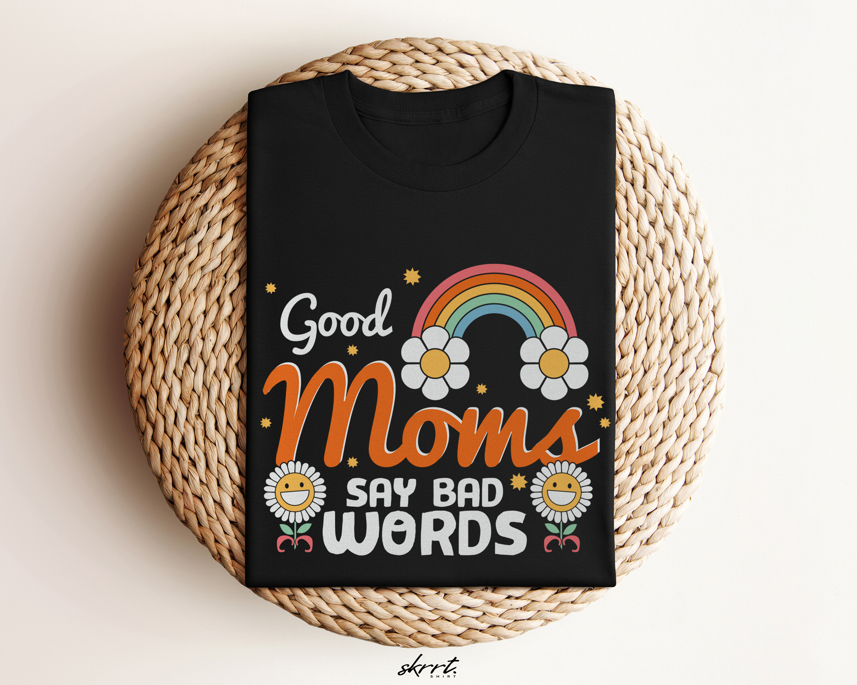 Moederdag Mama Cadeau - T-shirt - Good Moms Say Bad Words - Oversized - #38