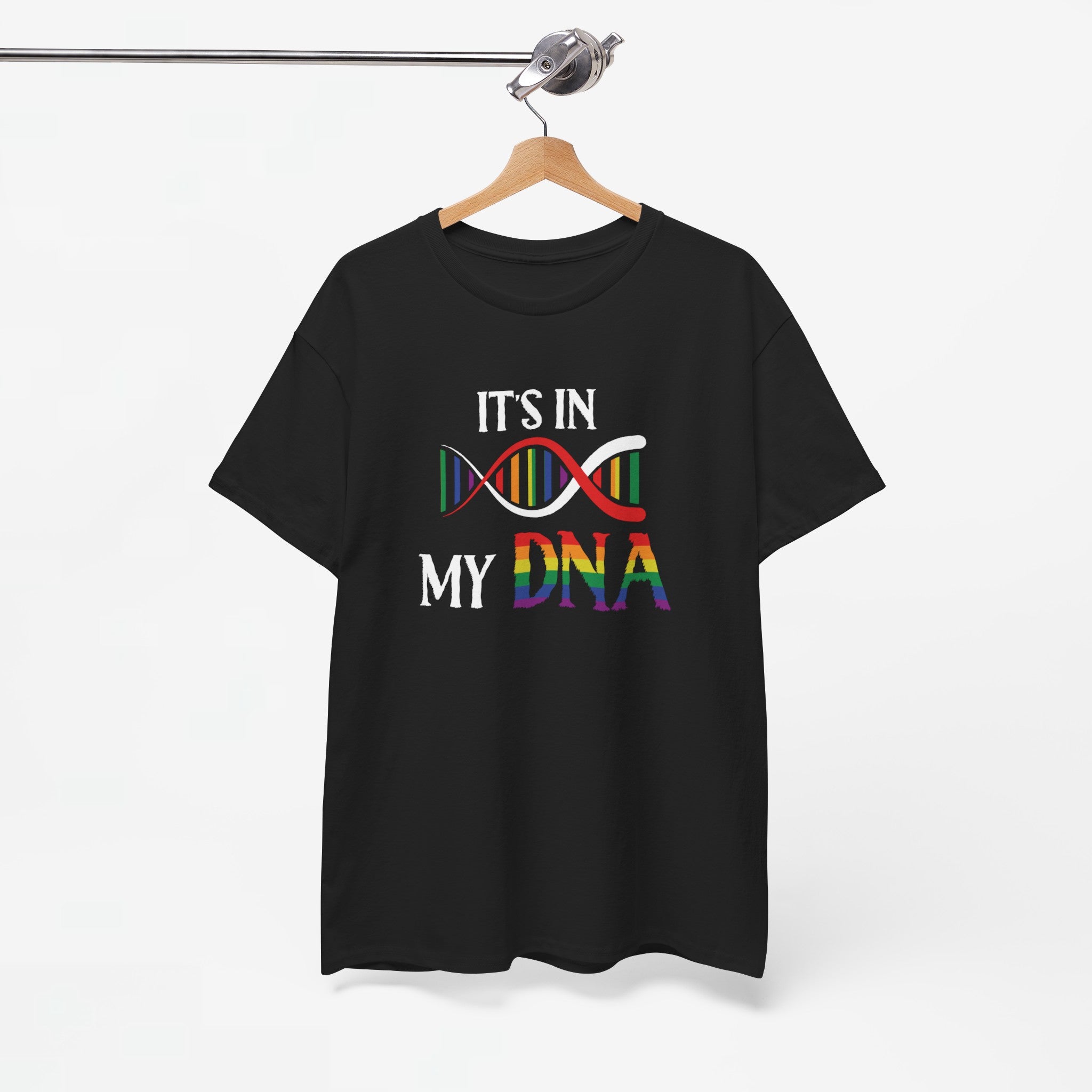 Gay Pride T-shirt - It's In My DNA - Oversized #48